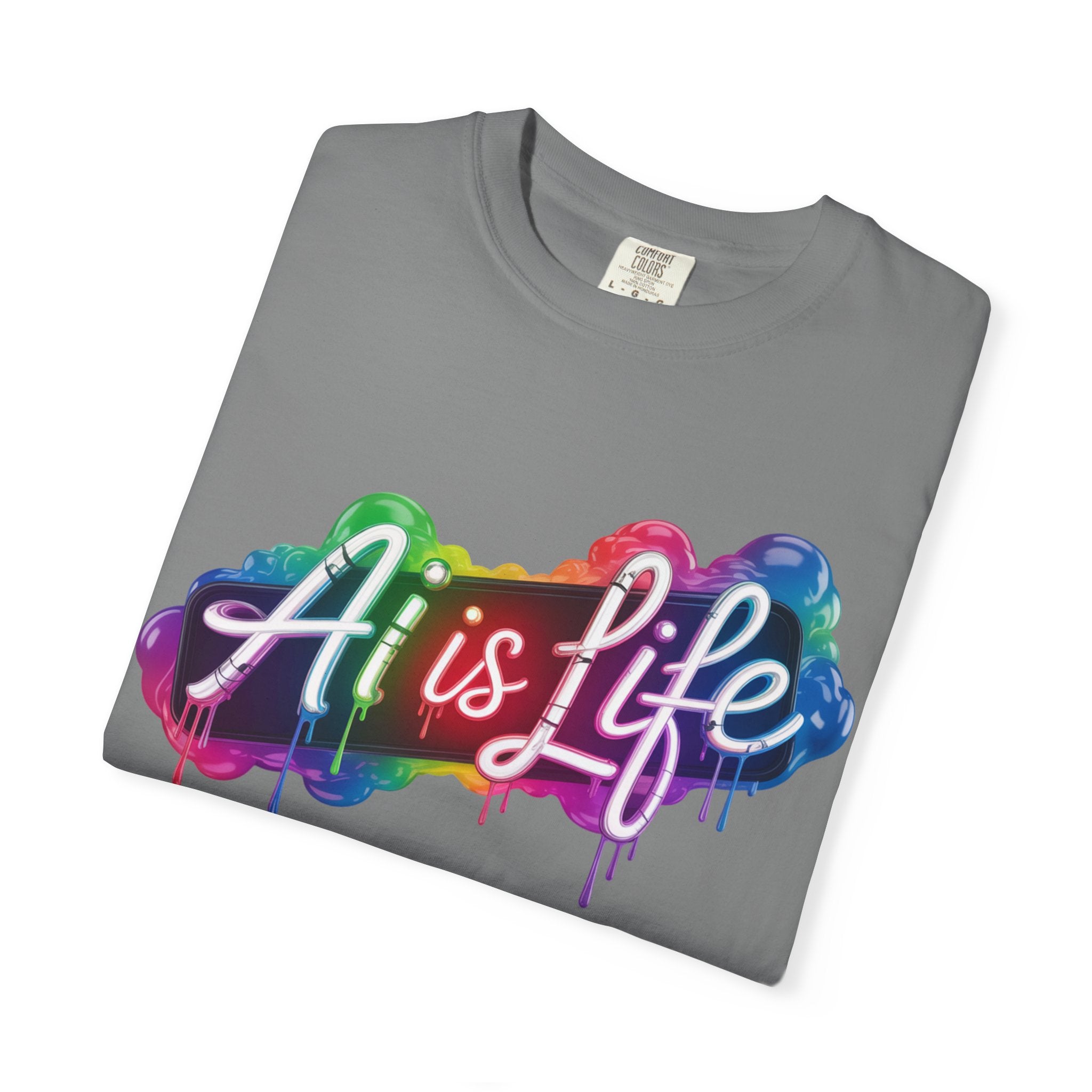AI is LIFE  “PipeDream Intelligence”  Heavy Blend™ Crewneck T-Shirt