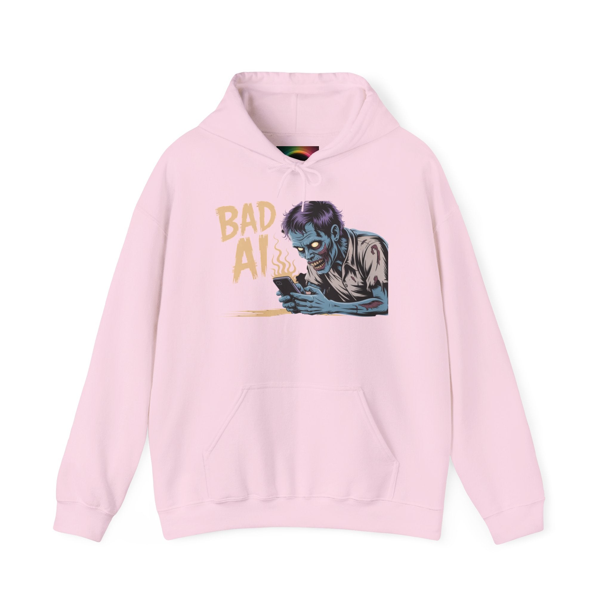 Bad AI "ZOMBIE SCROLL" Unisex Heavy Blend™ Hooded Sweatshirt