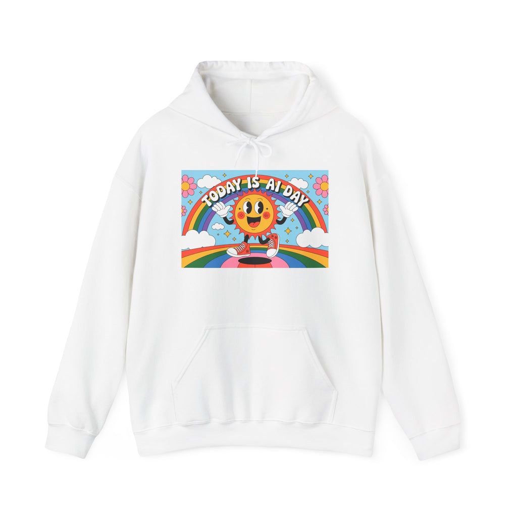 Today Is AI Day  "Sunshine Circuit" Unisex Sweatshirt, Fun Casual Wear