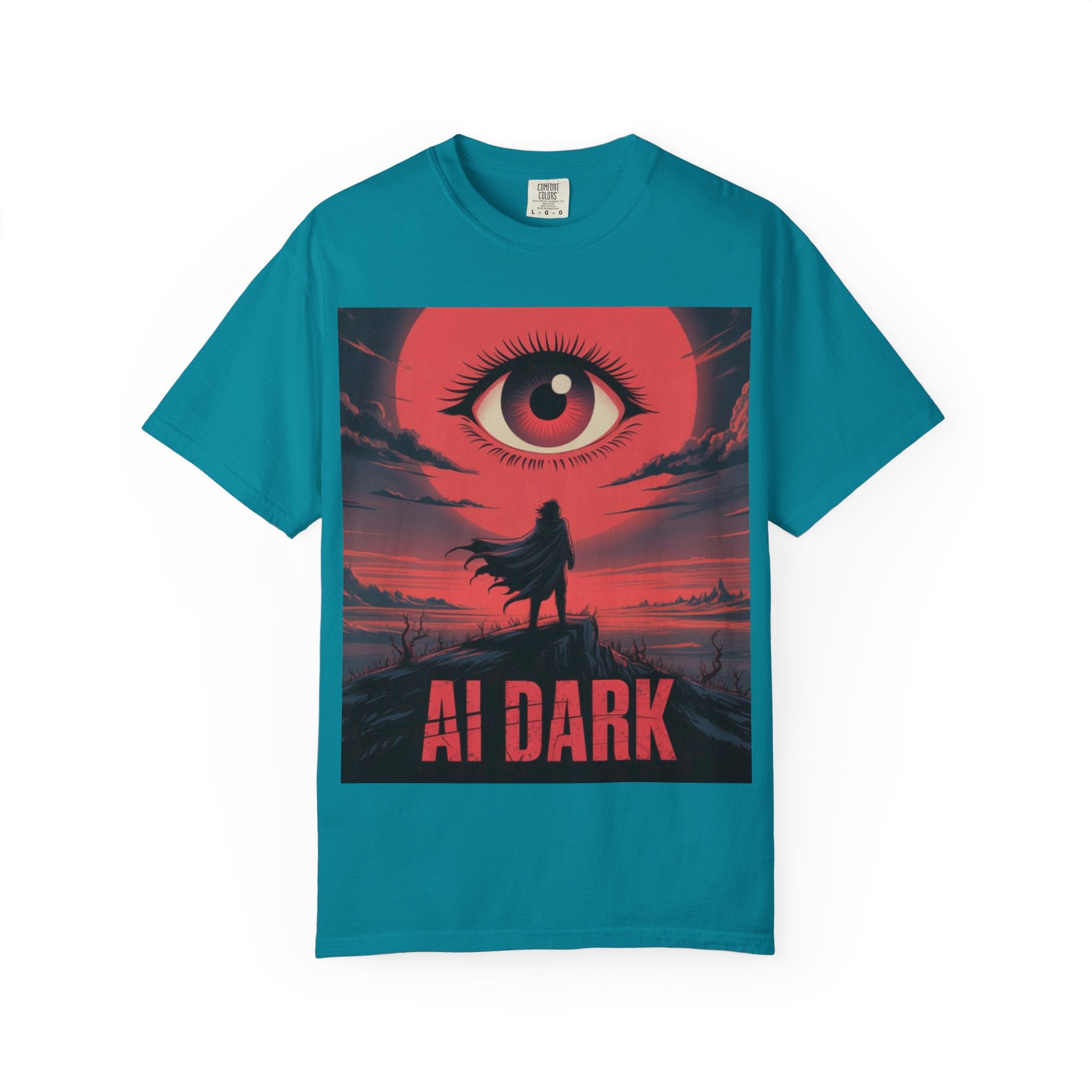 AI DARK “Shadow Protocol” Unisex Garment-Dyed T-shirt