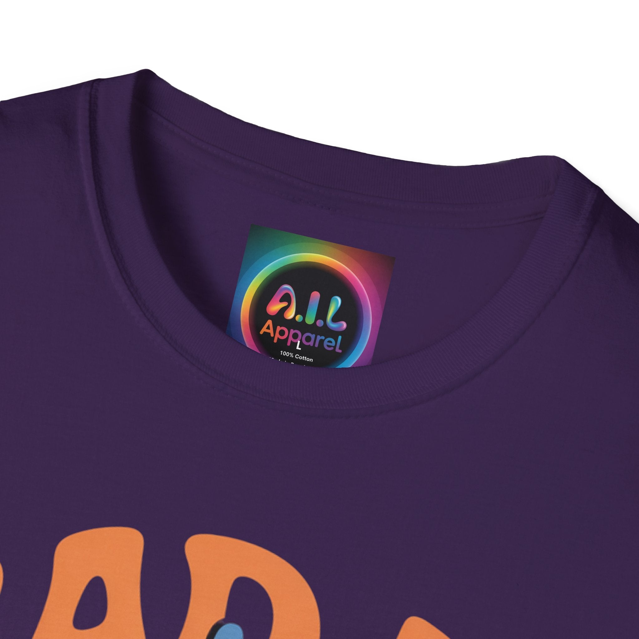 Bad AI Graphic T-Shirt — Middle Finger Skeleton Hand with Smiley Faces