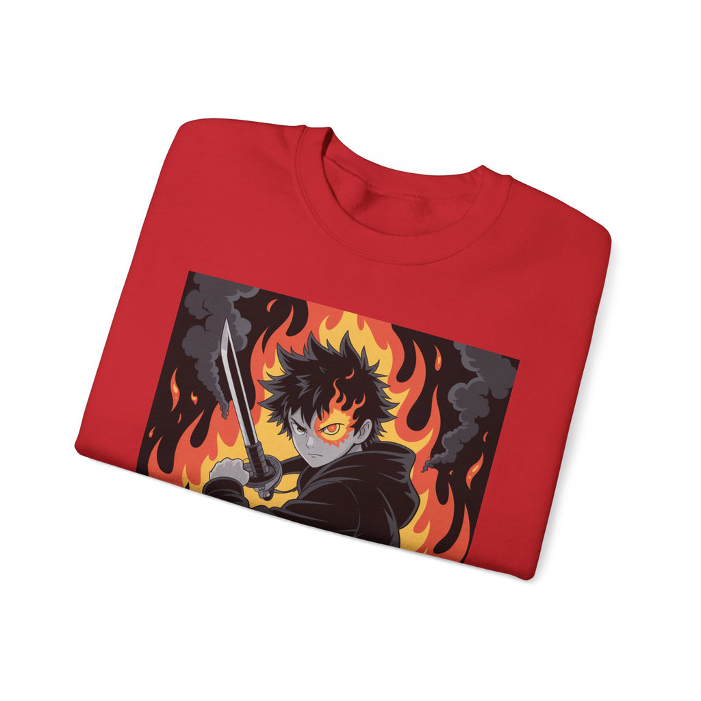 AI BEAST  "Warrior.exe"  Unisex Heavy Blend™ Crewneck Sweatshirt