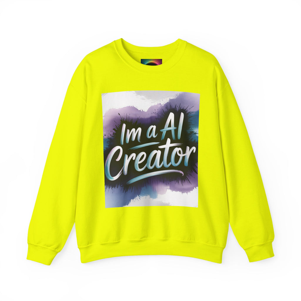 I’m a AI Creator "DIGITAL BRUSHSTROKE" Unisex Garment-Dyed Sweatshirt