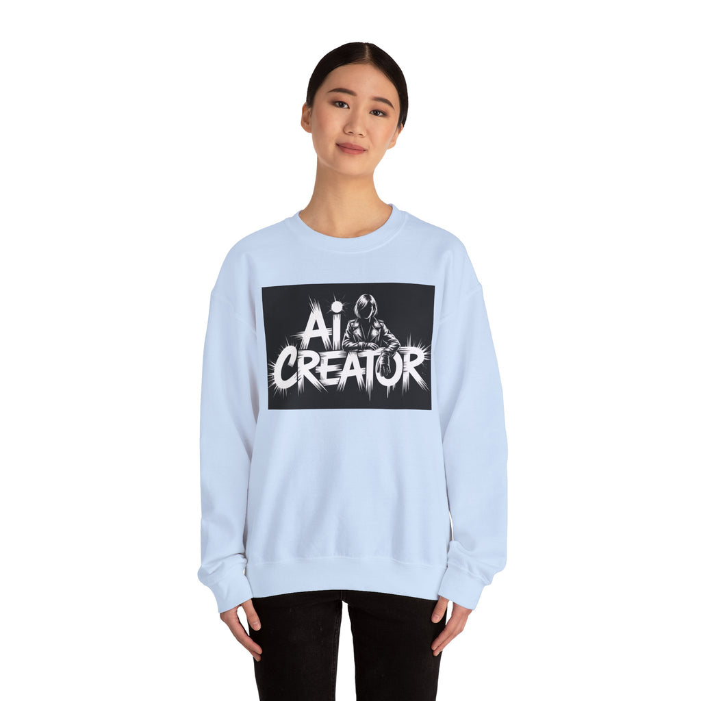AI Creator  "Digital Rebel" Unisex Heavy Blend™ Crewneck Sweatshirt