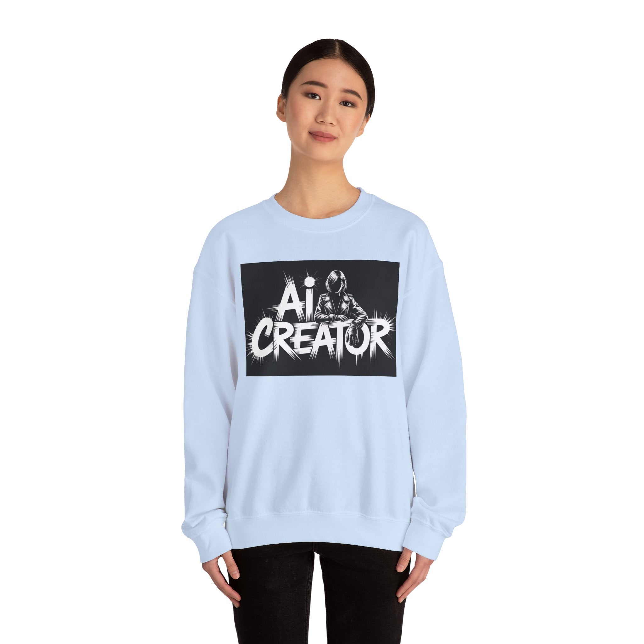 AI Creator  "Digital Rebel" Unisex Heavy Blend™ Crewneck Sweatshirt