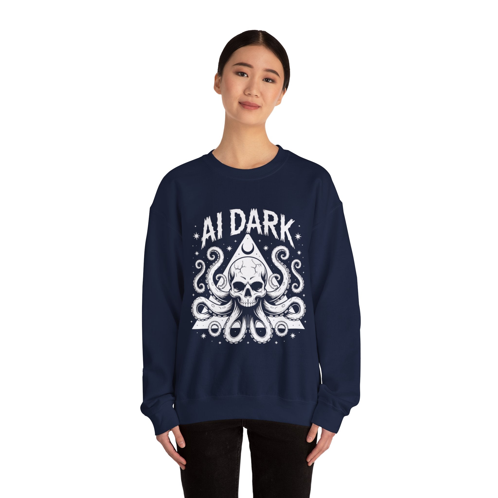 AI Dark  "Nightmare Network"  Unisex Heavy Blend™ Crewneck Sweatshirt