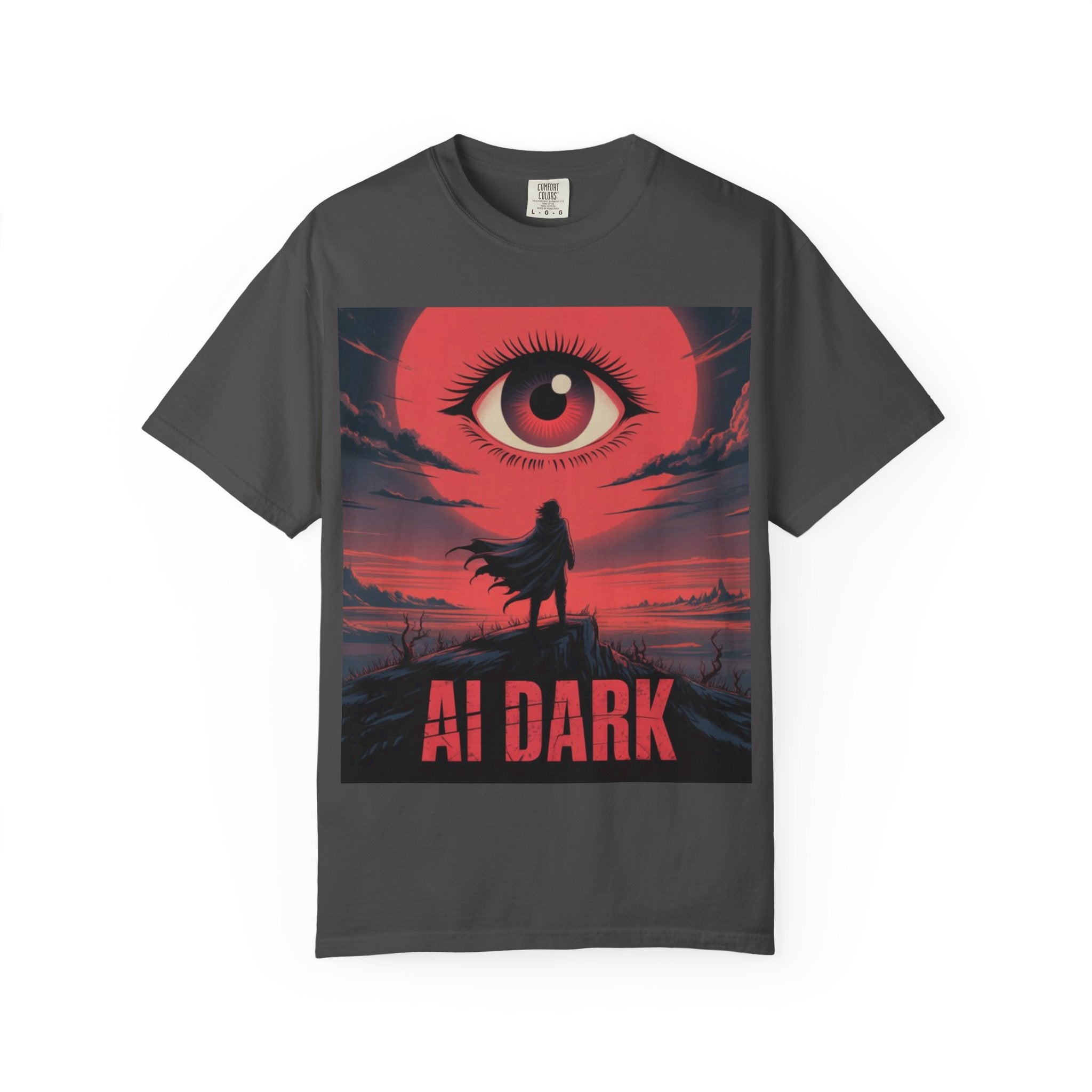 AI DARK “Shadow Protocol” Unisex Garment-Dyed T-shirt