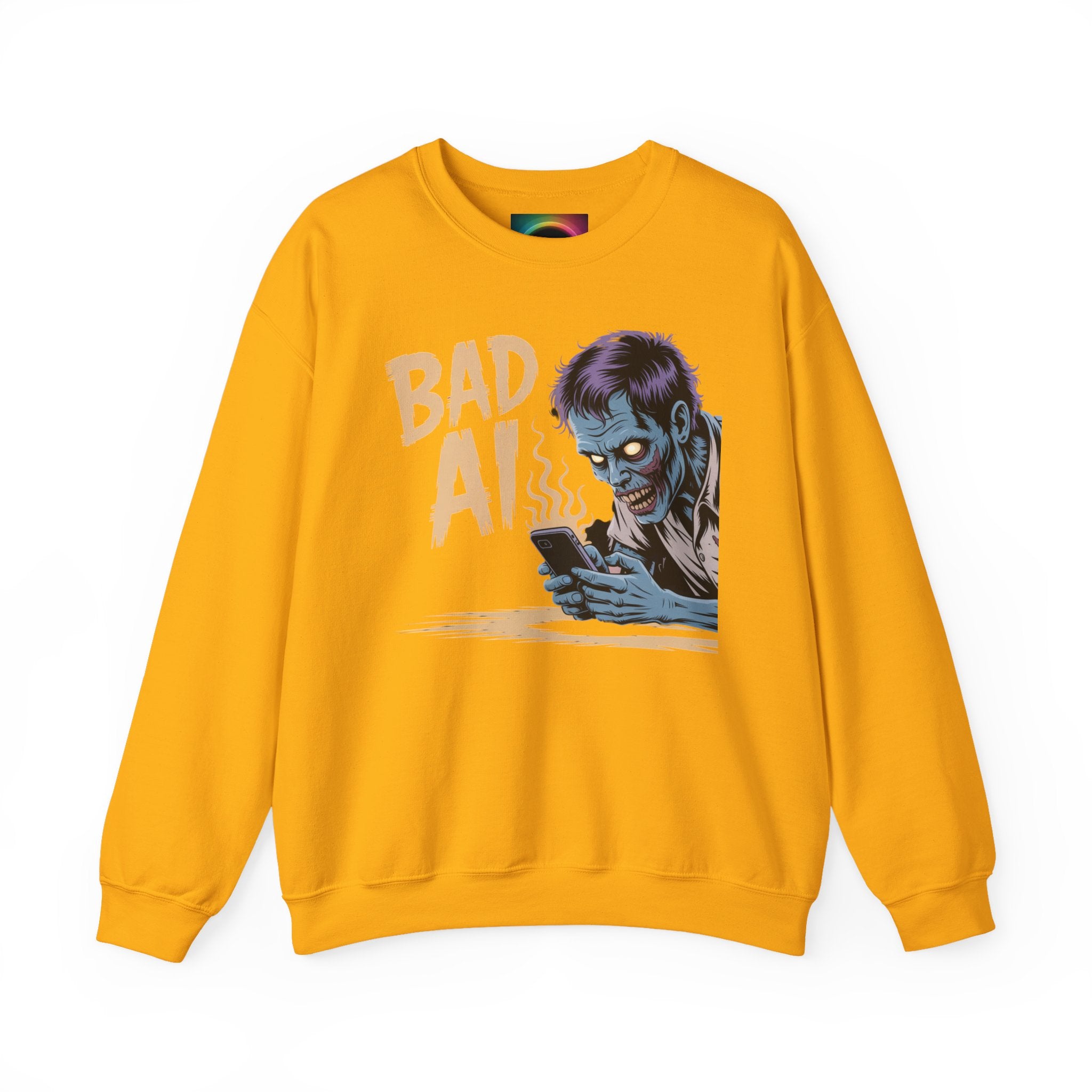 Bad AI "ZOMBIE SCROLL" Unisex Heavy Blend™ Hooded Sweatshirt