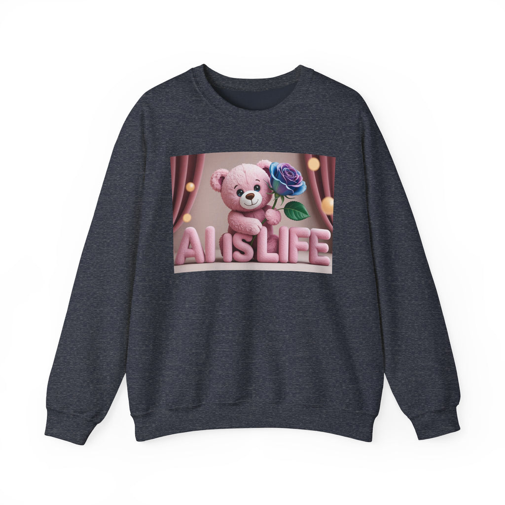 AI IS LIFE  "CUTE CIRCUIT" Unisex Heavy Blend™ Crewneck Sweatshirt
