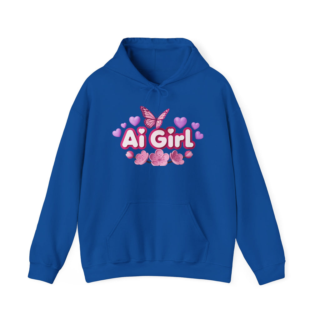 Ai Girl  "Cyber Cutie" Unisex Heavy Blend™ Hooded Sweatshirt