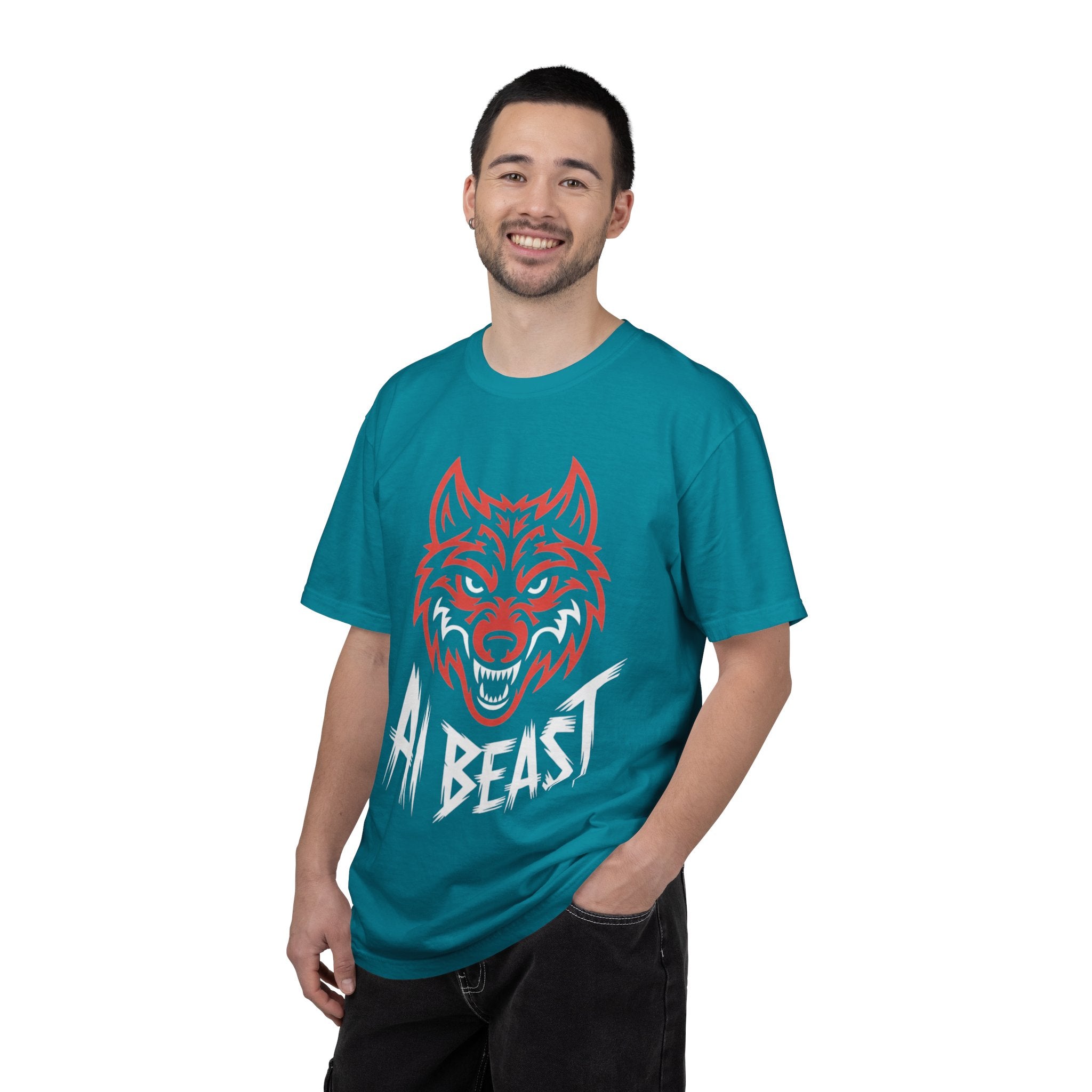 AI BEAST " Alpha Mode "  Unisex Garment-Dyed T-shirt