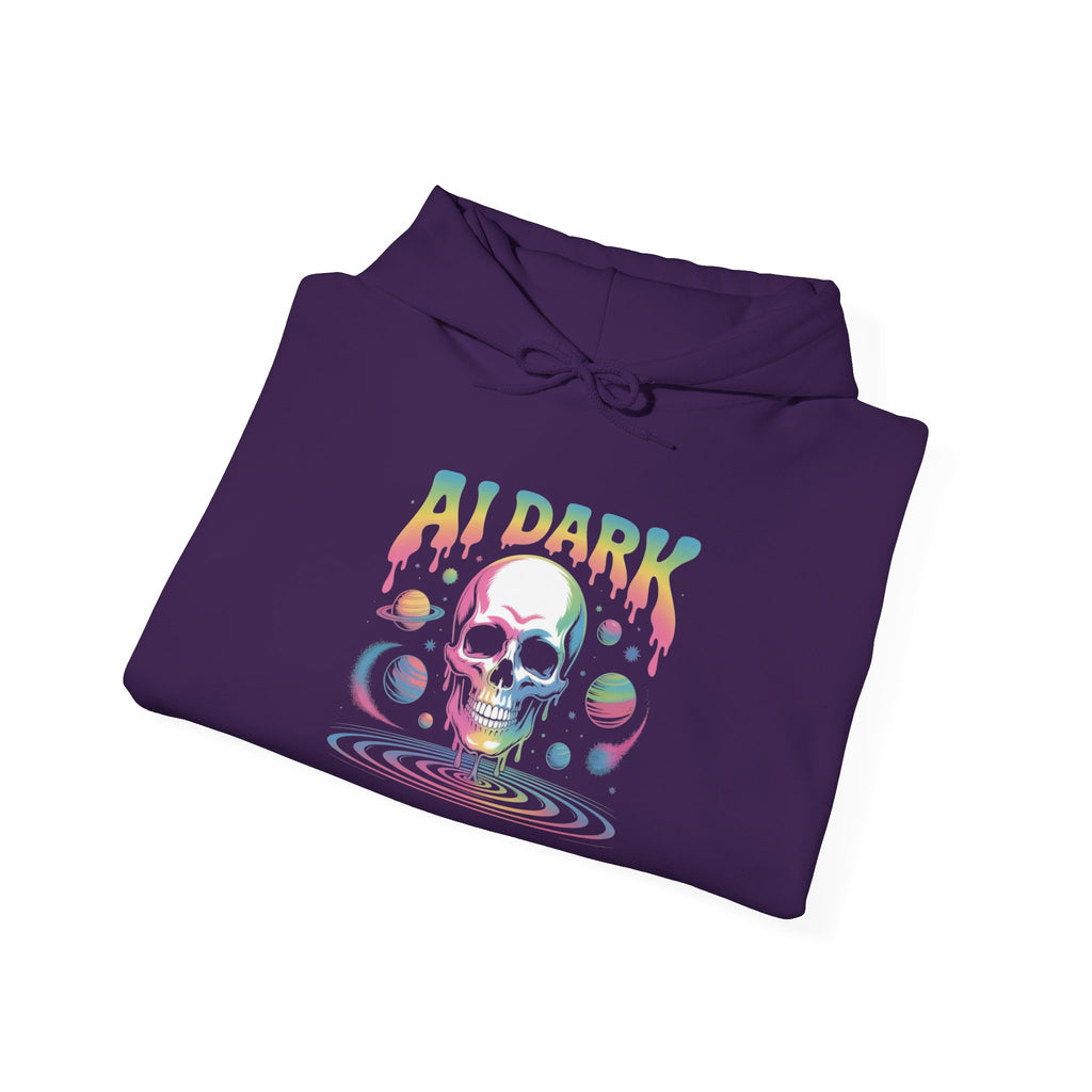 AI DARK “Death of Data” Unisex Heavy Blend™ Hooded Sweatshirt