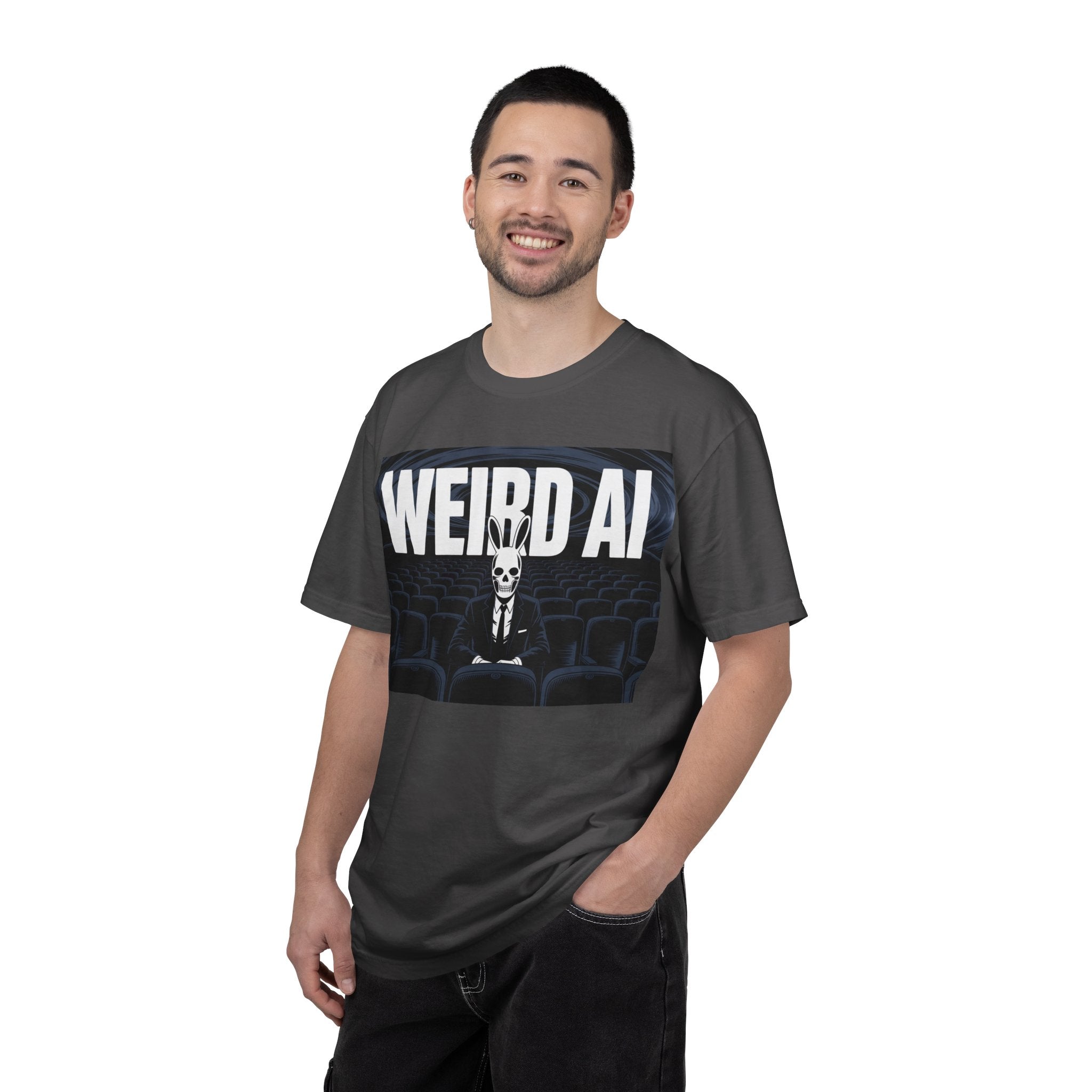 WEIRD AI  " Backrooms Theater " Unisex Garment-Dyed T-shirt