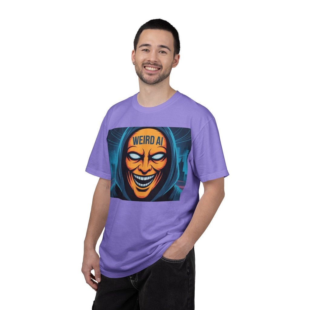 Weird AI "Masked Mode" Unisex Garment-Dyed T-shirt