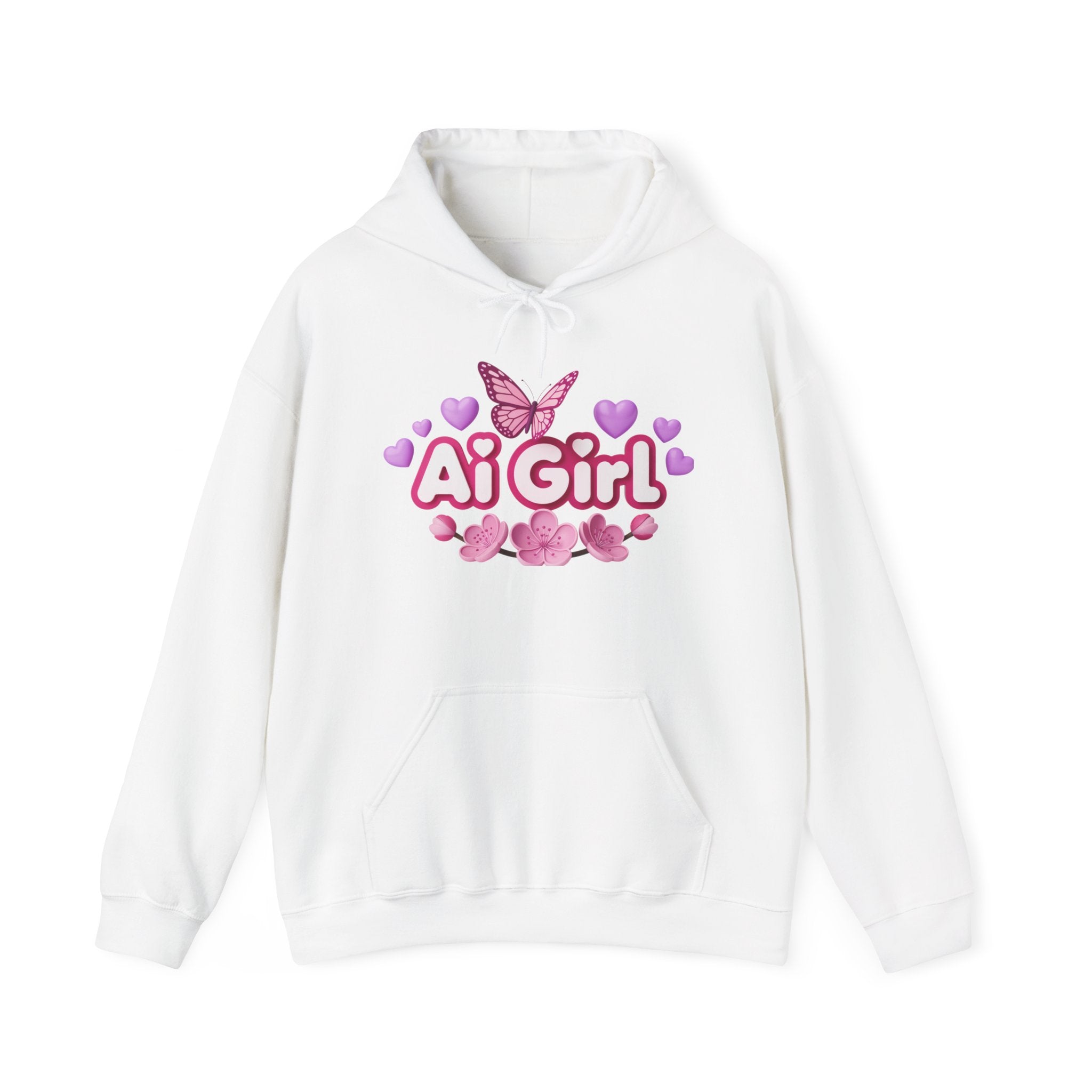 Ai Girl  "Cyber Cutie" Unisex Heavy Blend™ Hooded Sweatshirt