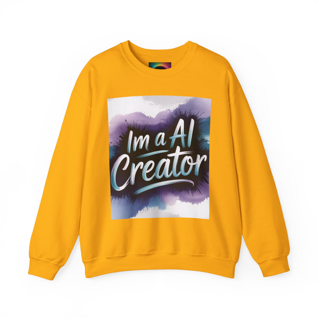 I’m a AI Creator "DIGITAL BRUSHSTROKE" Unisex Garment-Dyed Sweatshirt