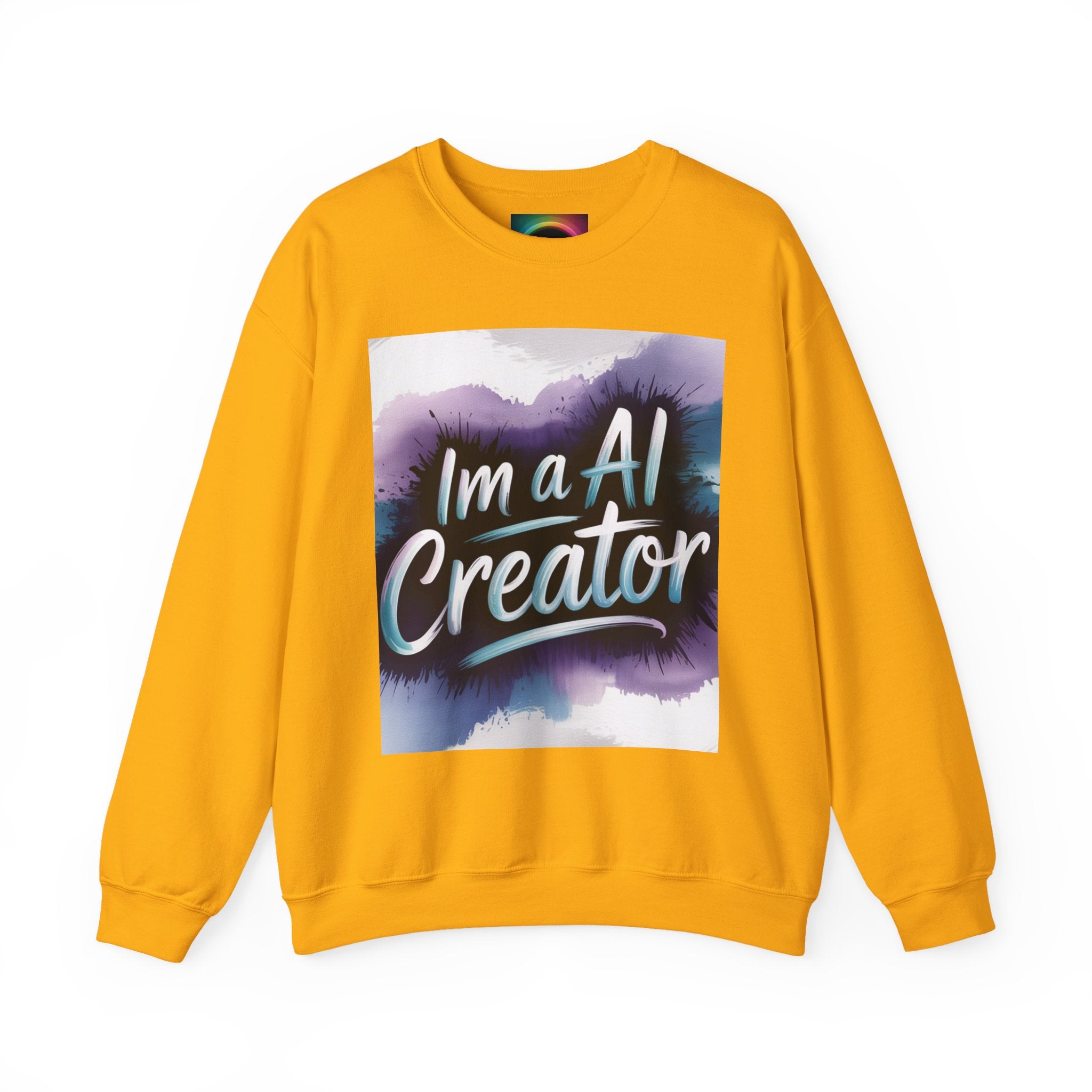 I’m a AI Creator "DIGITAL BRUSHSTROKE" Unisex Garment-Dyed Sweatshirt
