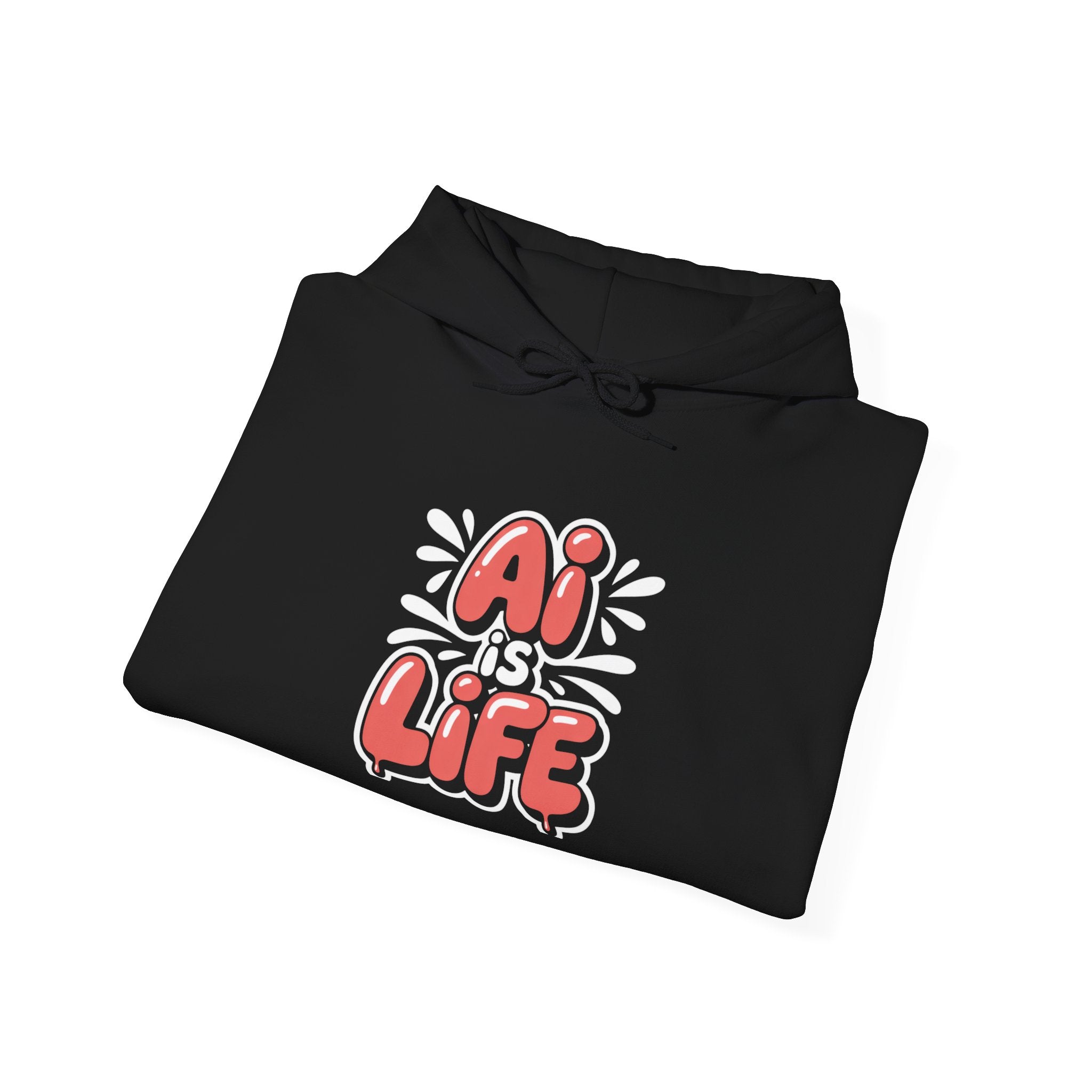 AI IS LIFE "Neural Pop" Unisex Heavy Blend™ Hooded Sweatshirt