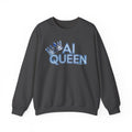 AI Queen "Frost Crown Frequency" Unisex Heavy Blend™ Crewneck Sweatshirt