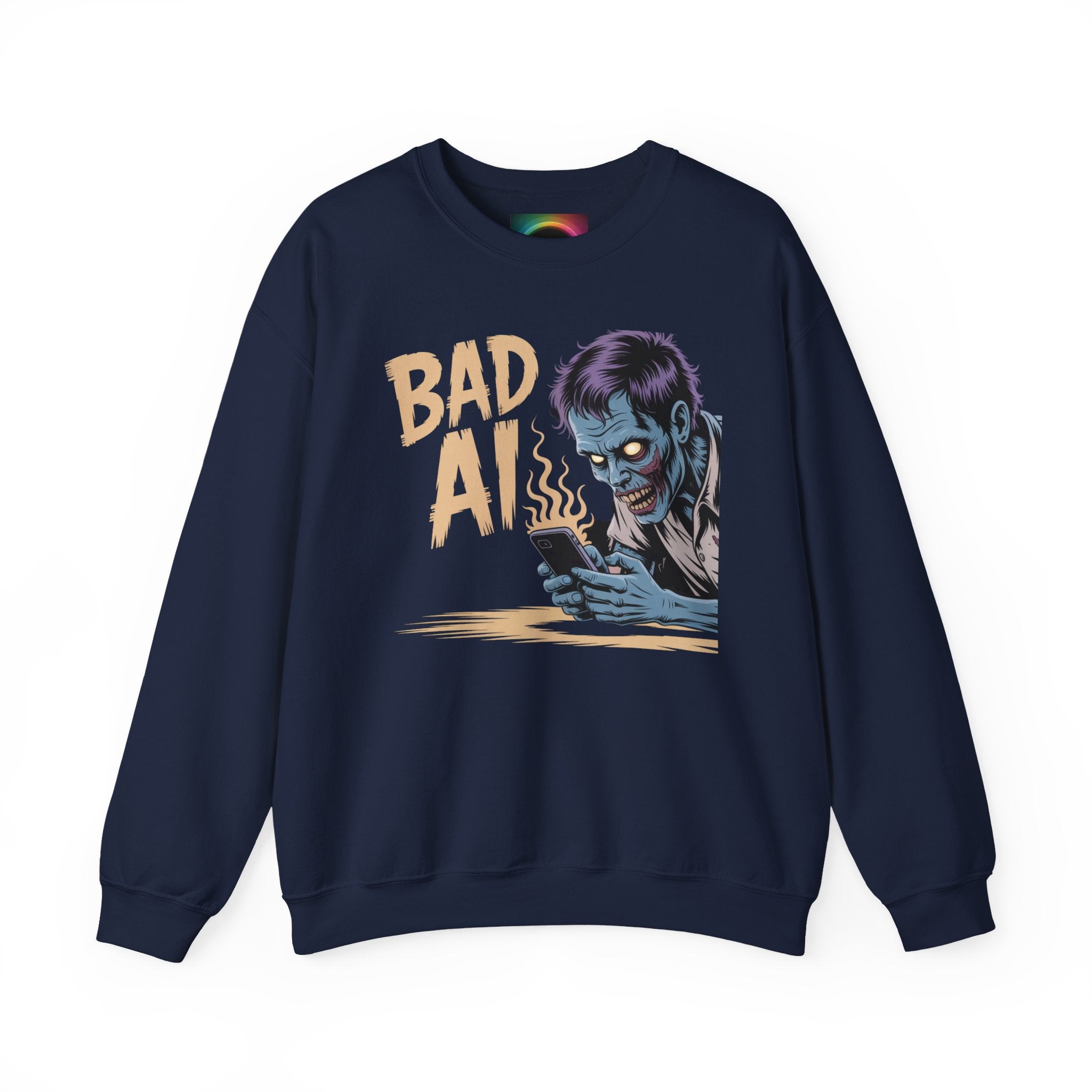 Bad AI "ZOMBIE SCROLL" Unisex Heavy Blend™ Hooded Sweatshirt