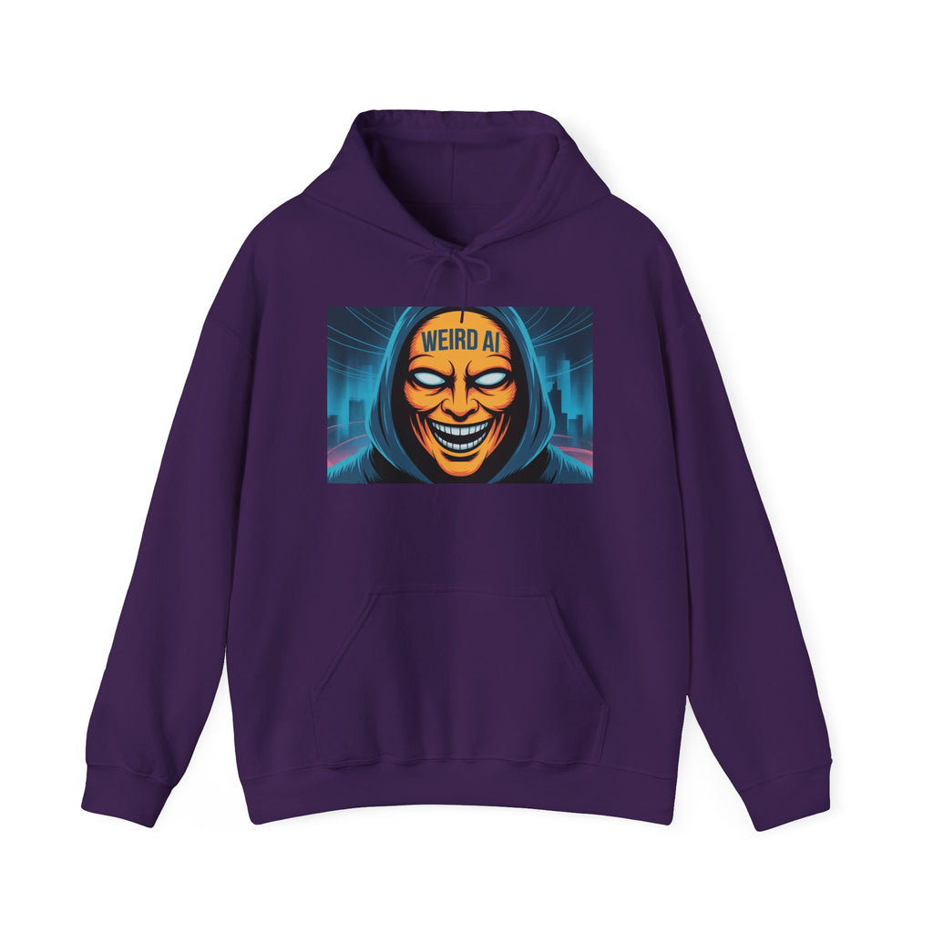 Weird AI "Masked Mode" Unisex Heavy Blend™ Hooded Sweatshirt