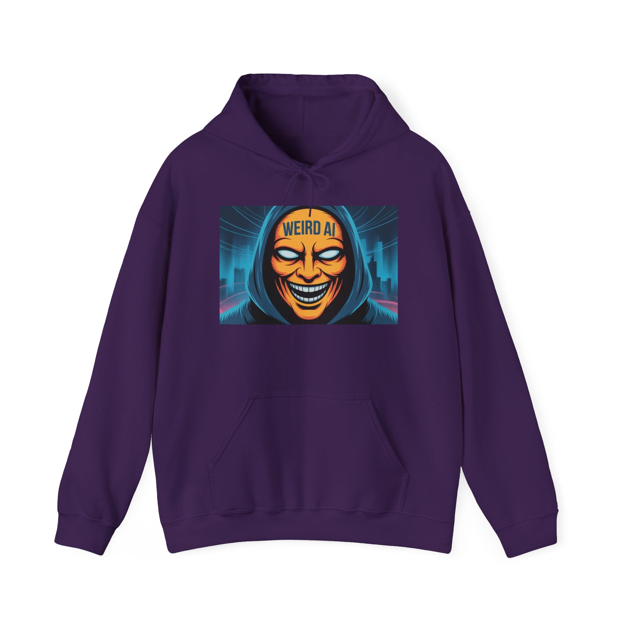 Weird AI "Masked Mode" Unisex Heavy Blend™ Hooded Sweatshirt