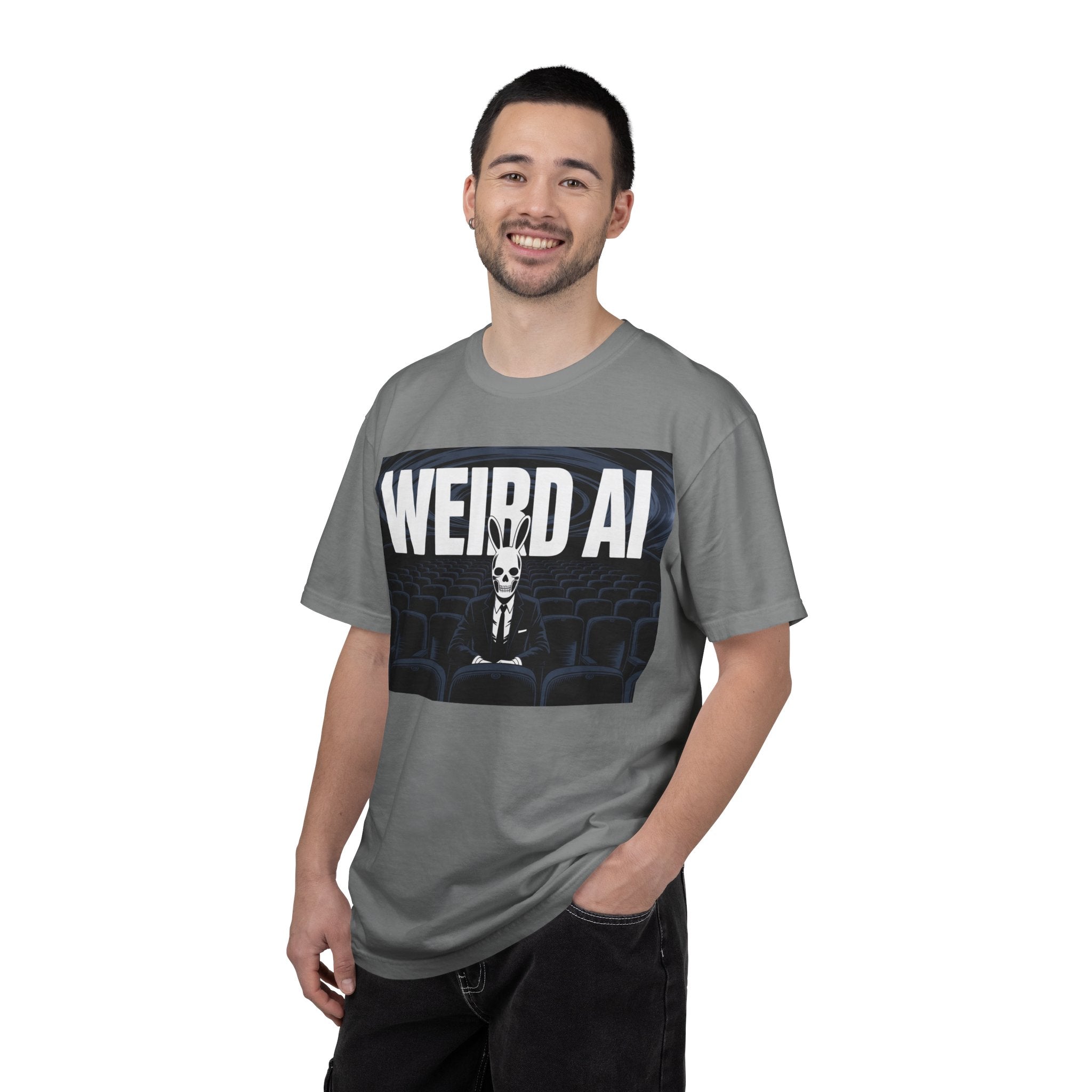 WEIRD AI  " Backrooms Theater " Unisex Garment-Dyed T-shirt
