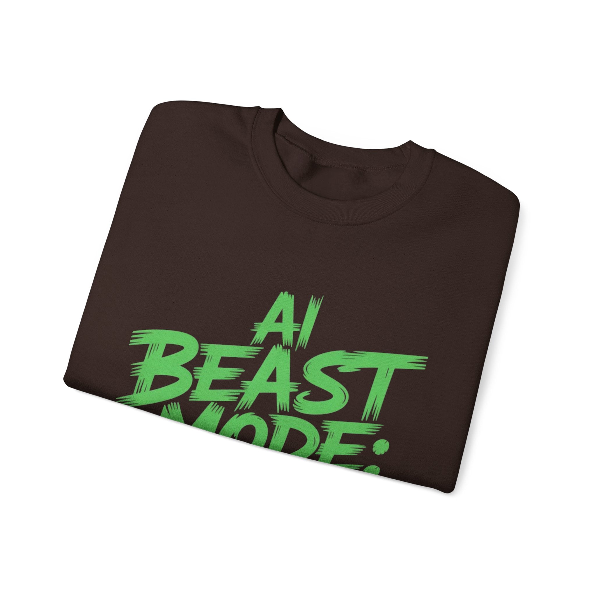 AI BEAST MODE: ON “DIGITAL HULK ENERGY” Unisex Heavy Blend™ Crewneck Sweatshirt