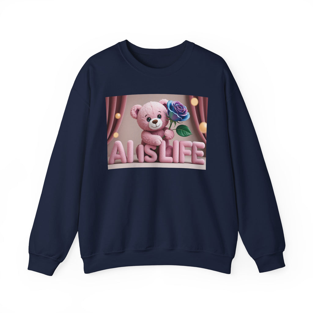 AI IS LIFE  "CUTE CIRCUIT" Unisex Heavy Blend™ Crewneck Sweatshirt