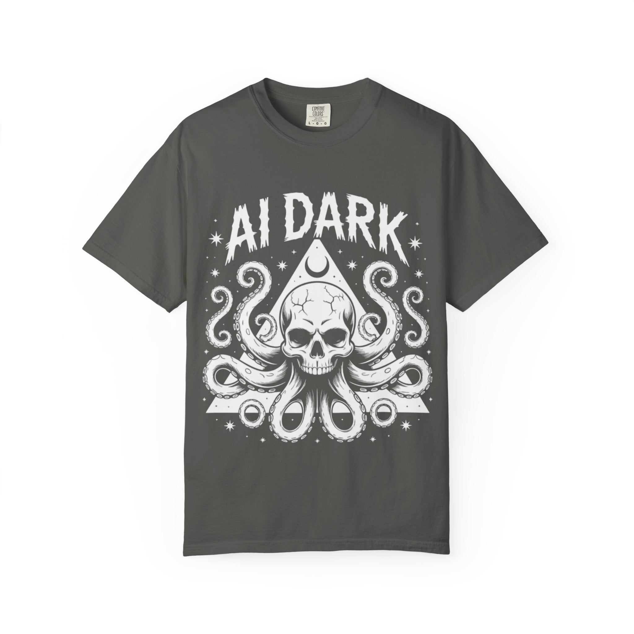 AI Dark  "Nightmare Network"  Unisex Garment-Dyed T-shirt