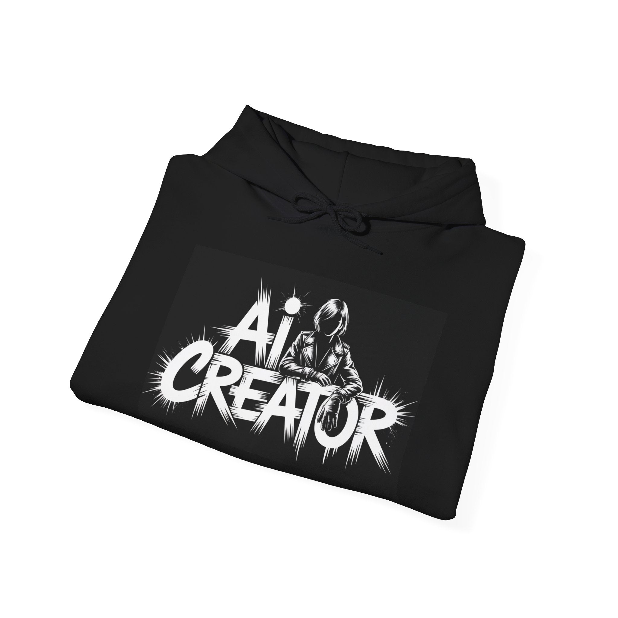 AI Creator  "Digital Rebel" Unisex Heavy Blend™ Hooded Sweatshirt