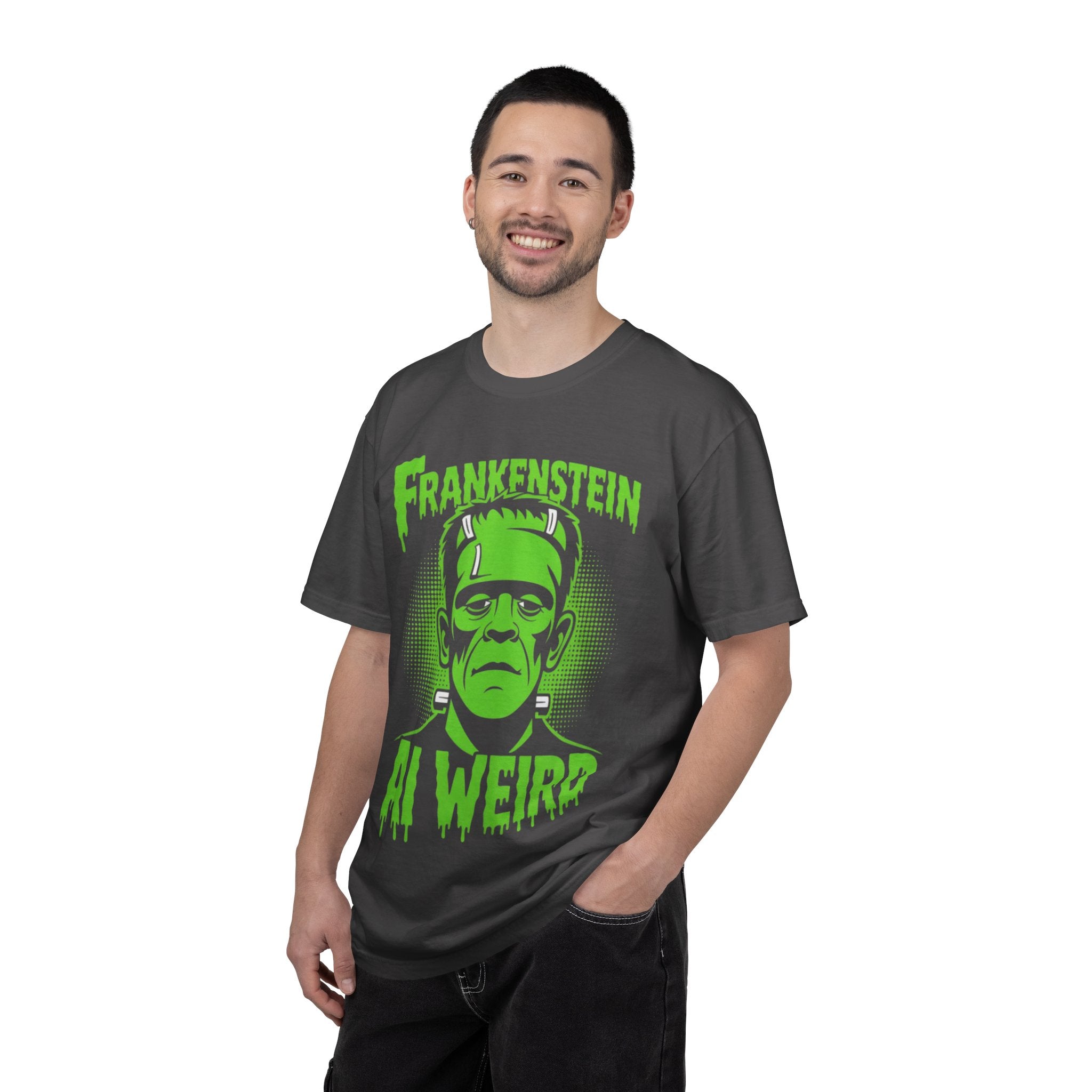 AI Weird  "Frankenbyte" Unisex Garment-Dyed T-shirt