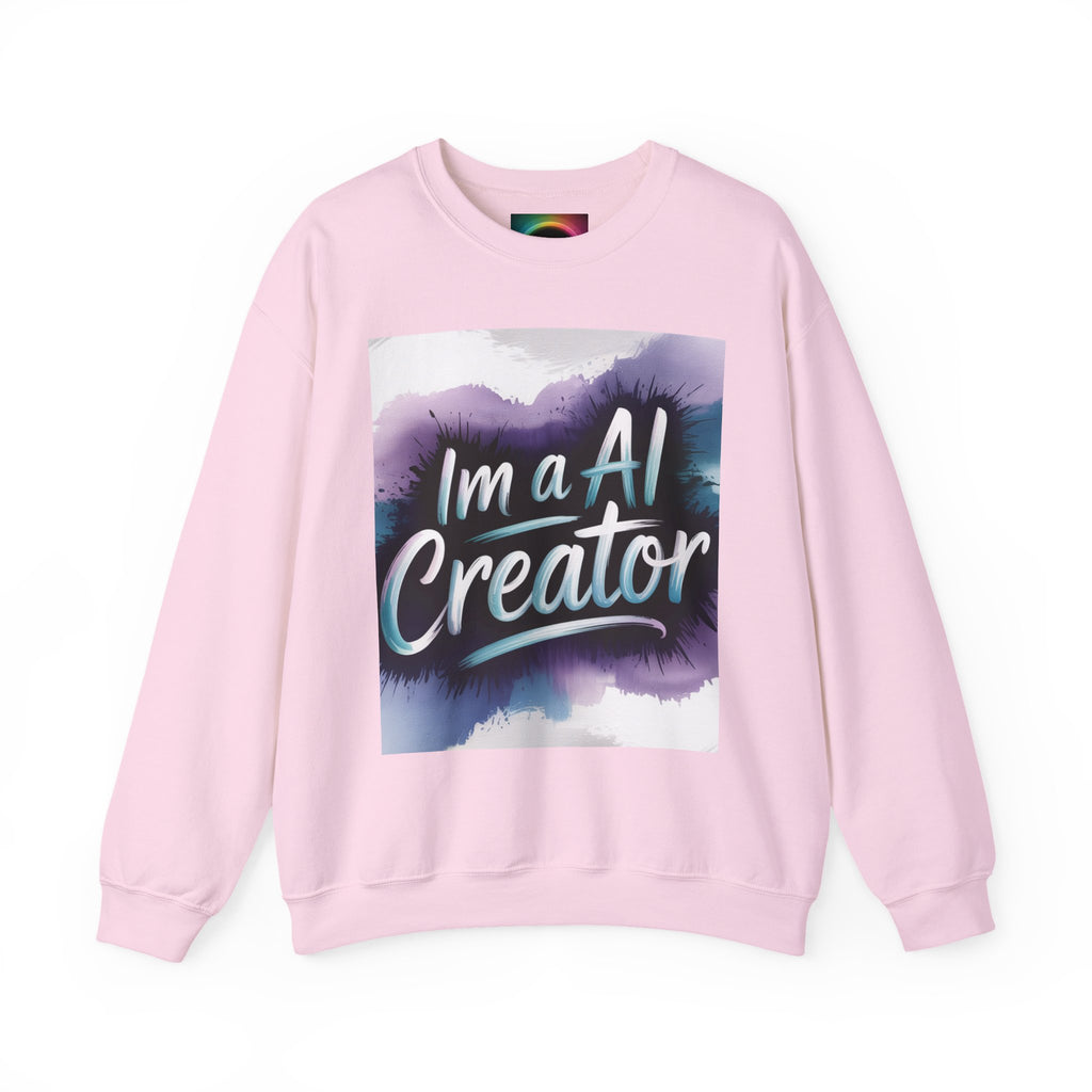 I’m a AI Creator "DIGITAL BRUSHSTROKE" Unisex Garment-Dyed Sweatshirt