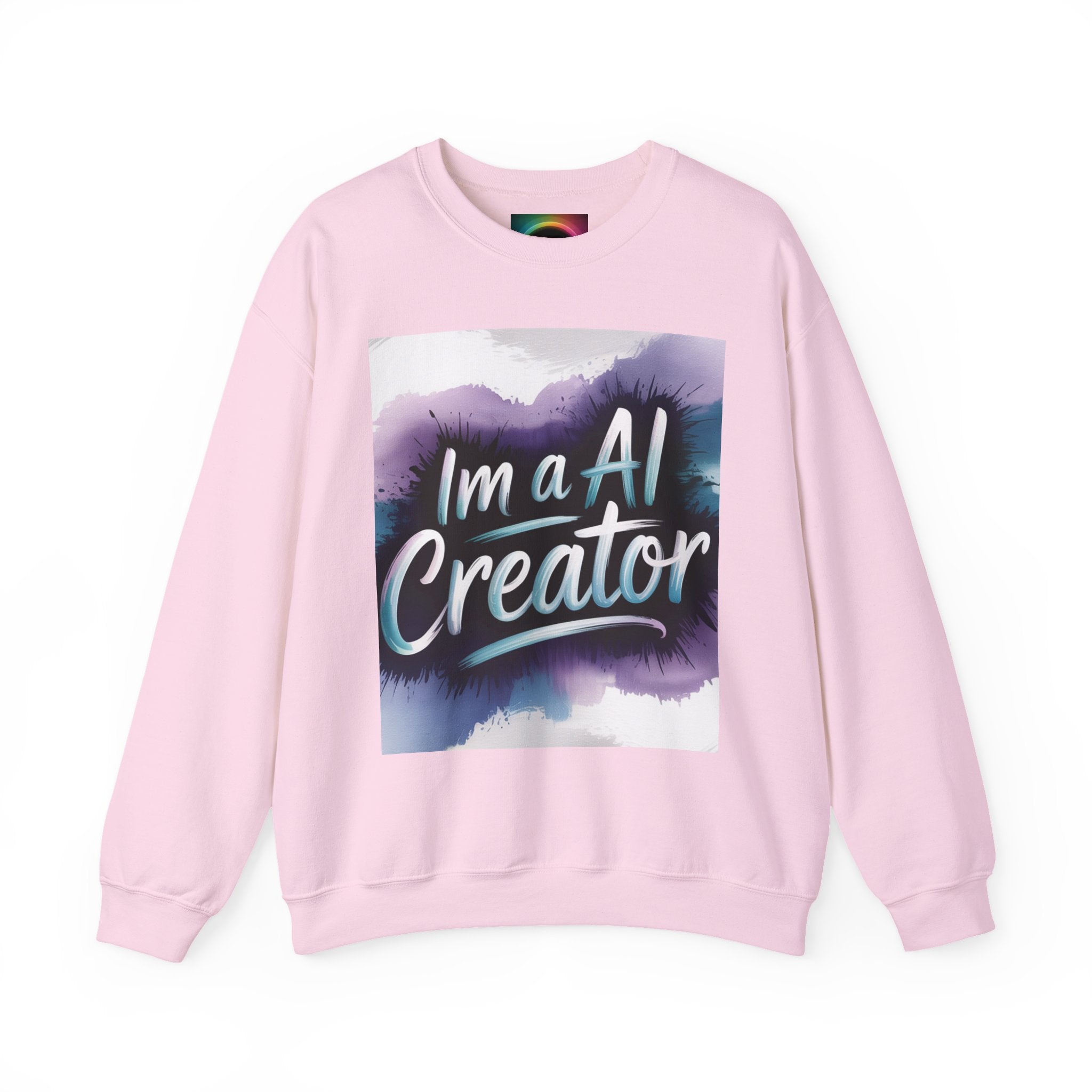 I’m a AI Creator "DIGITAL BRUSHSTROKE" Unisex Garment-Dyed Sweatshirt