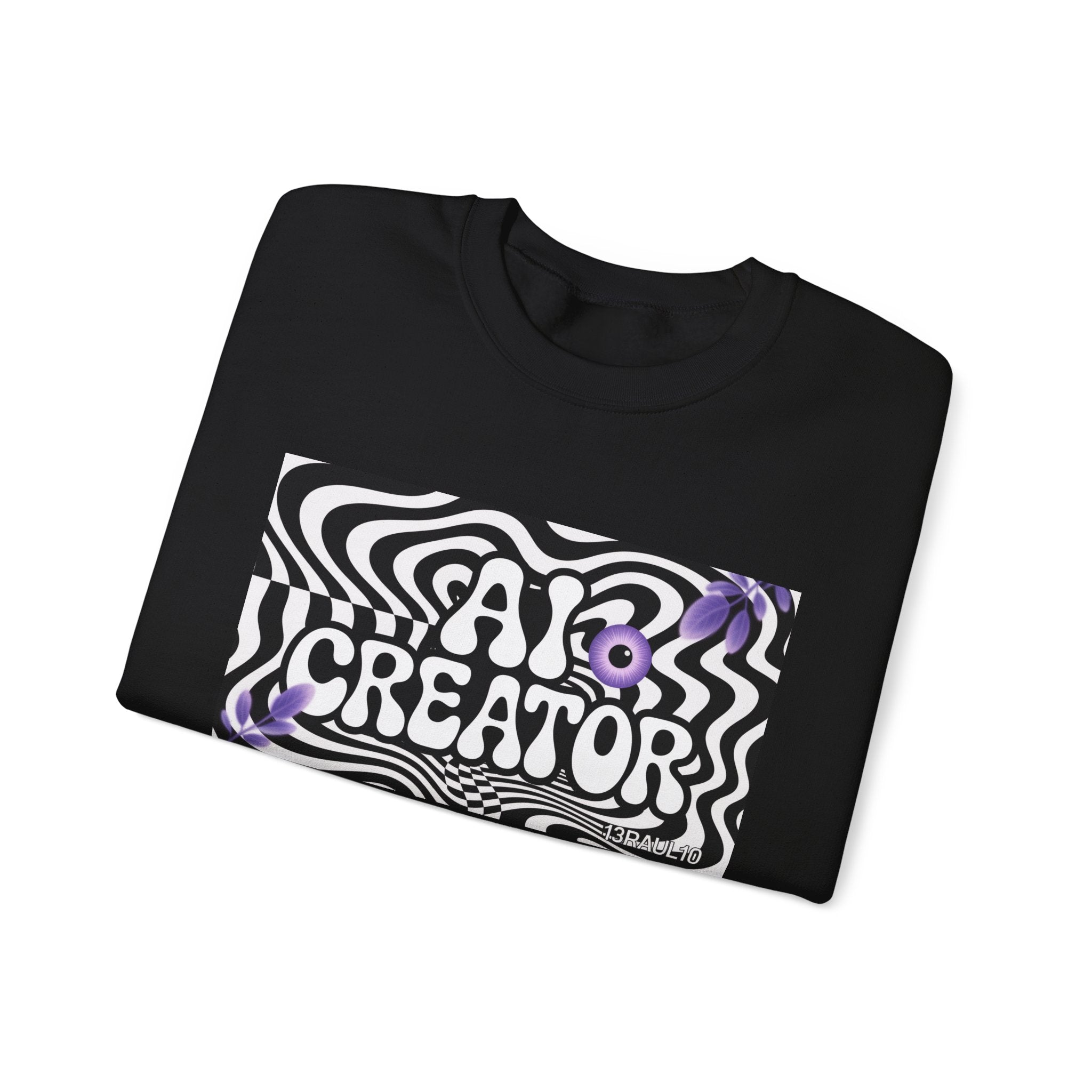 AI Creator  "Optic Loop" Unisex Heavy Blend™ Crewneck Sweatshirt