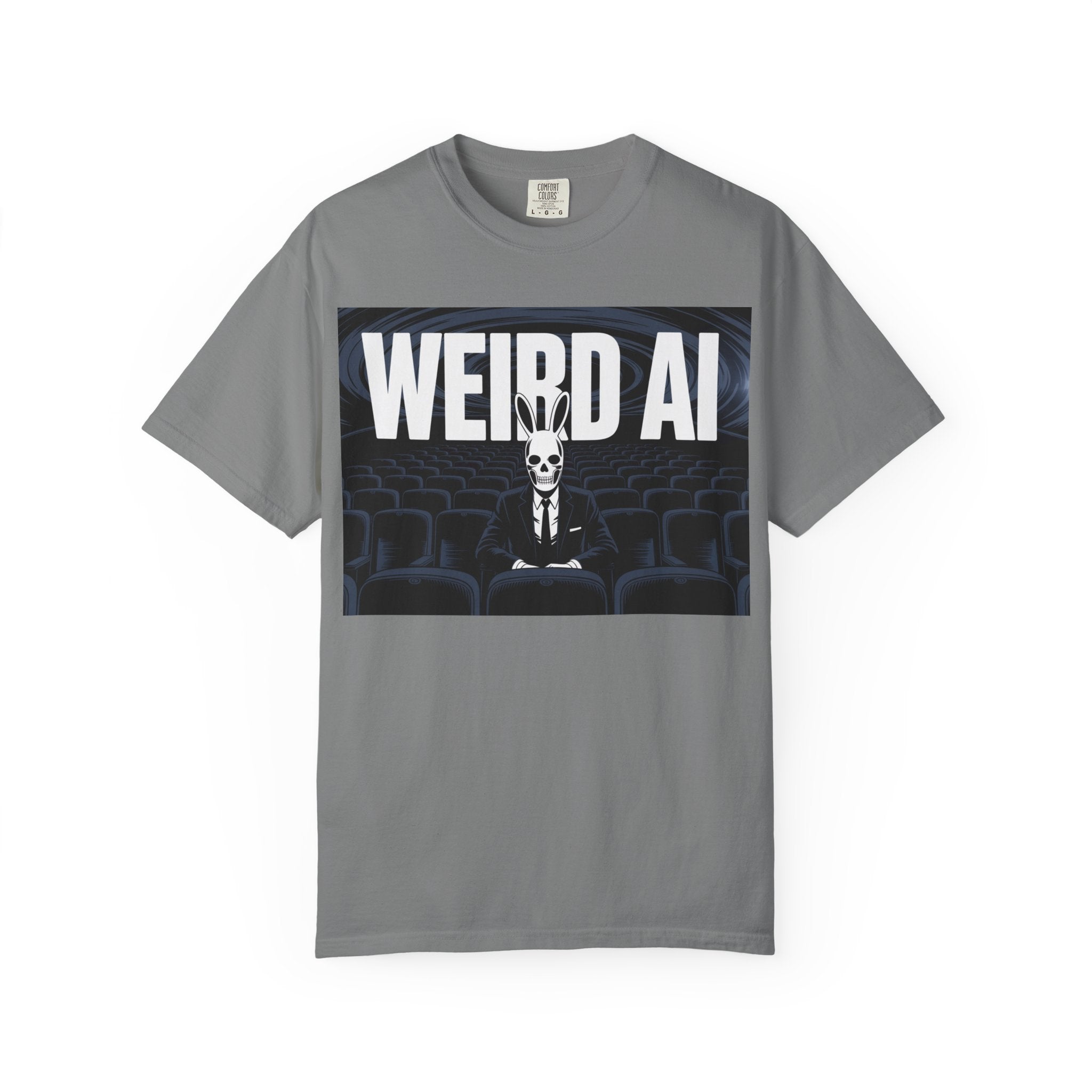 WEIRD AI  " Backrooms Theater " Unisex Garment-Dyed T-shirt
