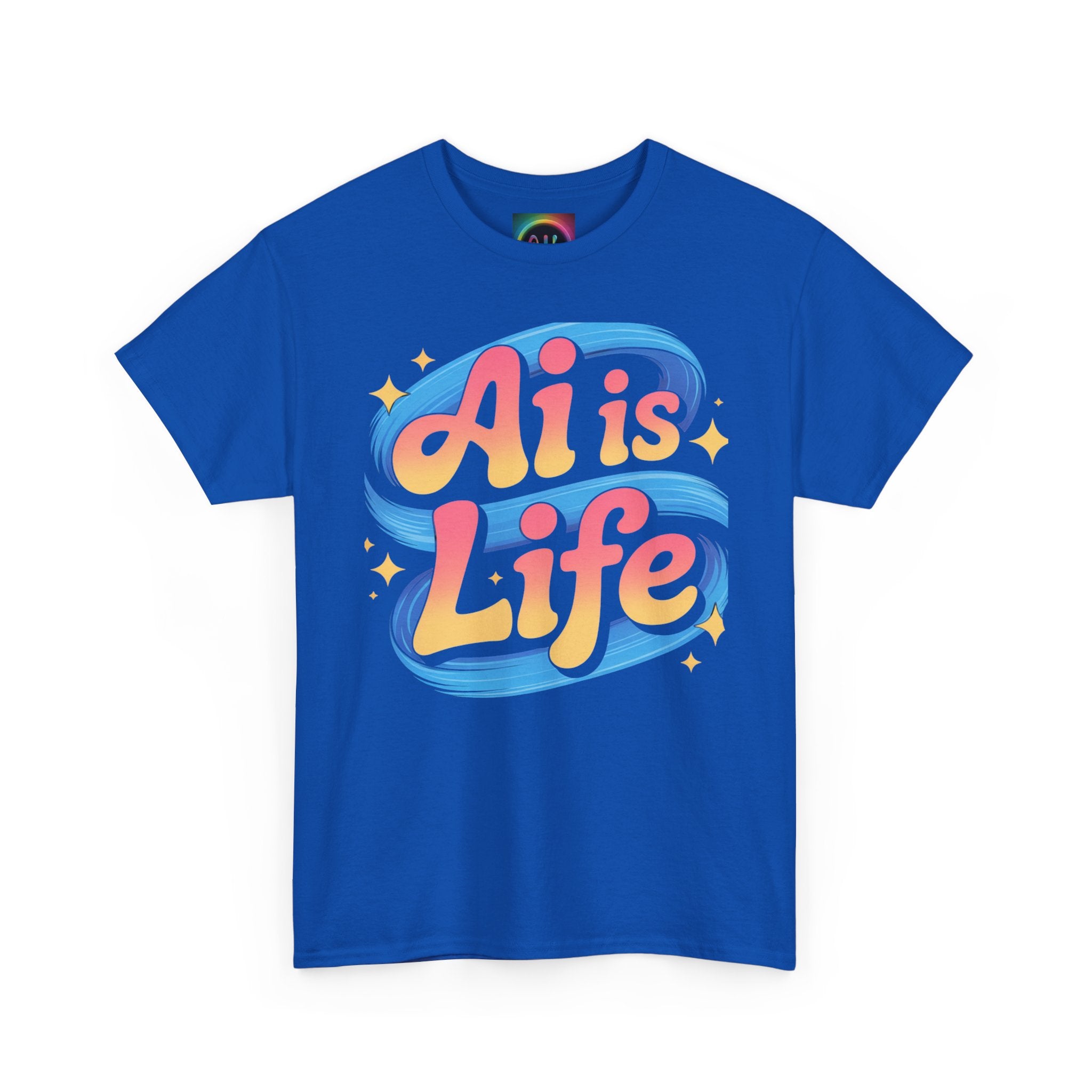 Al is Life "COSMIC SWIRL" — Colorful Retro Graphic Tee T‑Shirt