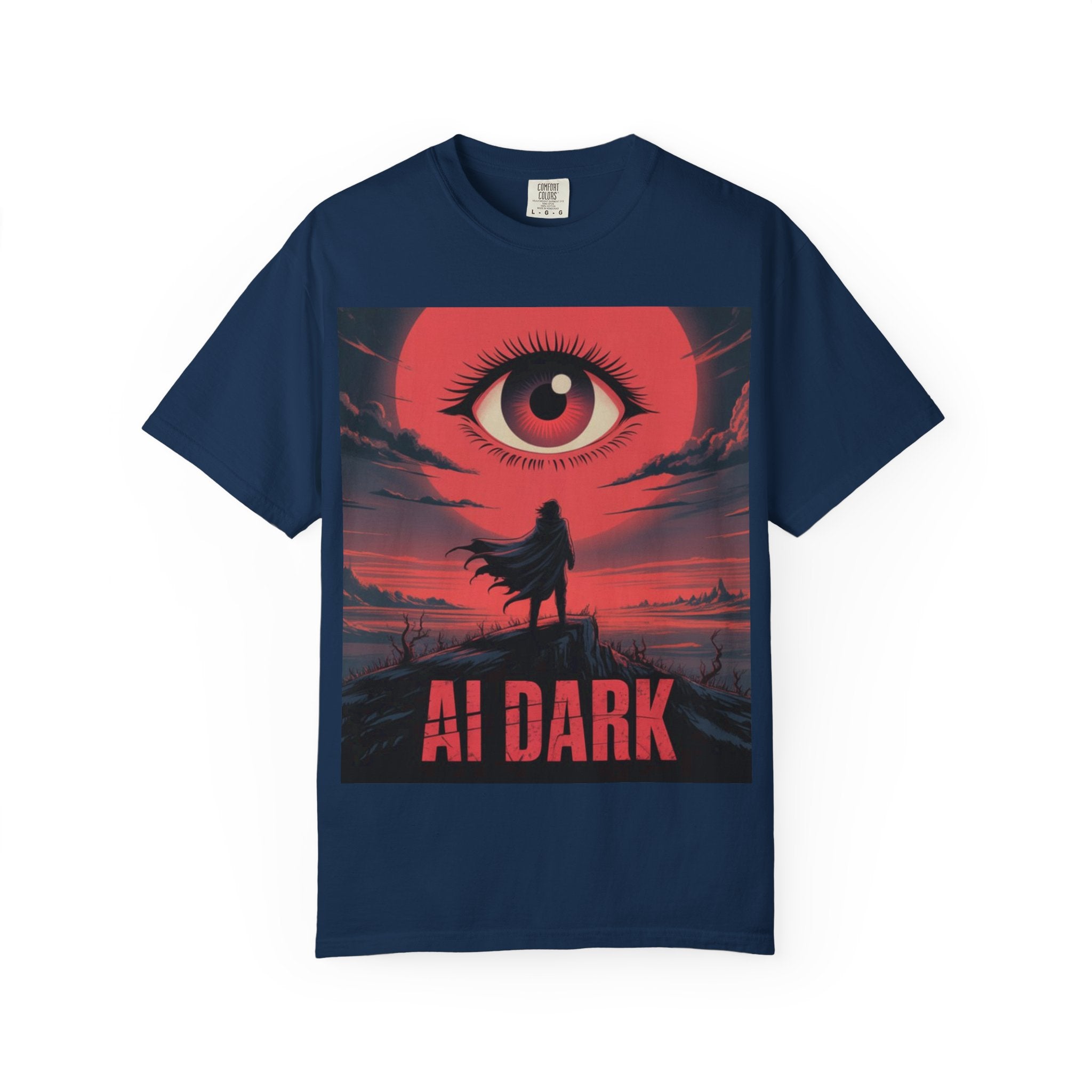 AI DARK “Shadow Protocol” Unisex Garment-Dyed T-shirt