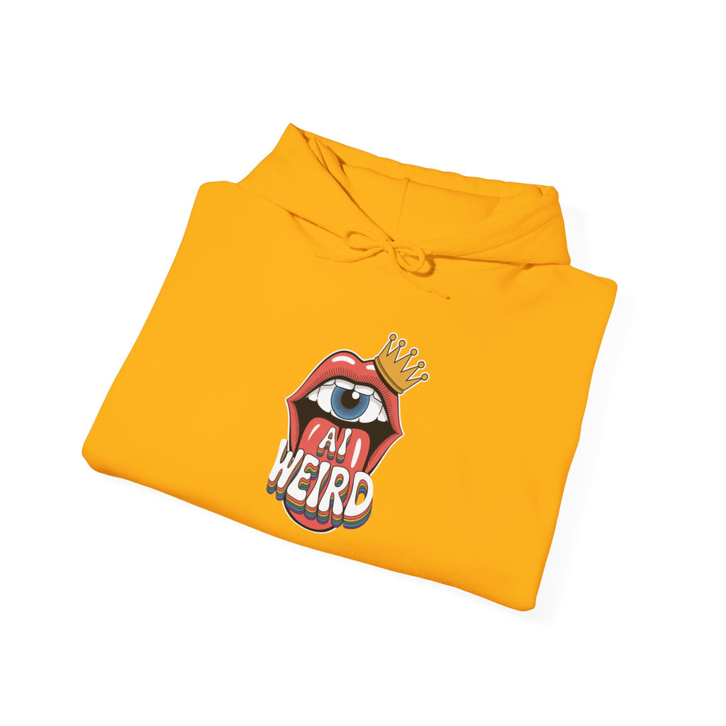 Ai Weird  "Royal Oddbyte" Unisex Heavy Blend™ Hooded Sweatshirt