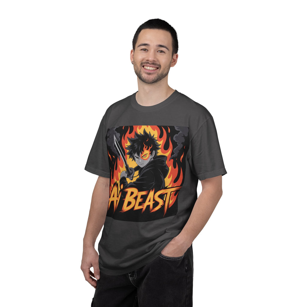 AI  BEAST "Warrior.exe"  of Unisex Garment-Dyed T-shirt