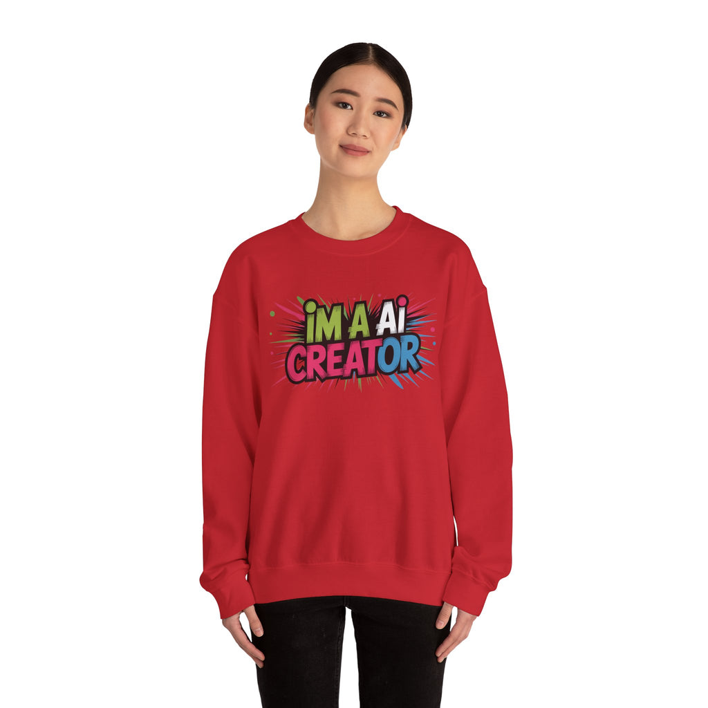 AI Creator  "Code Splash" Unisex Heavy Blend™ Crewneck Sweatshirt