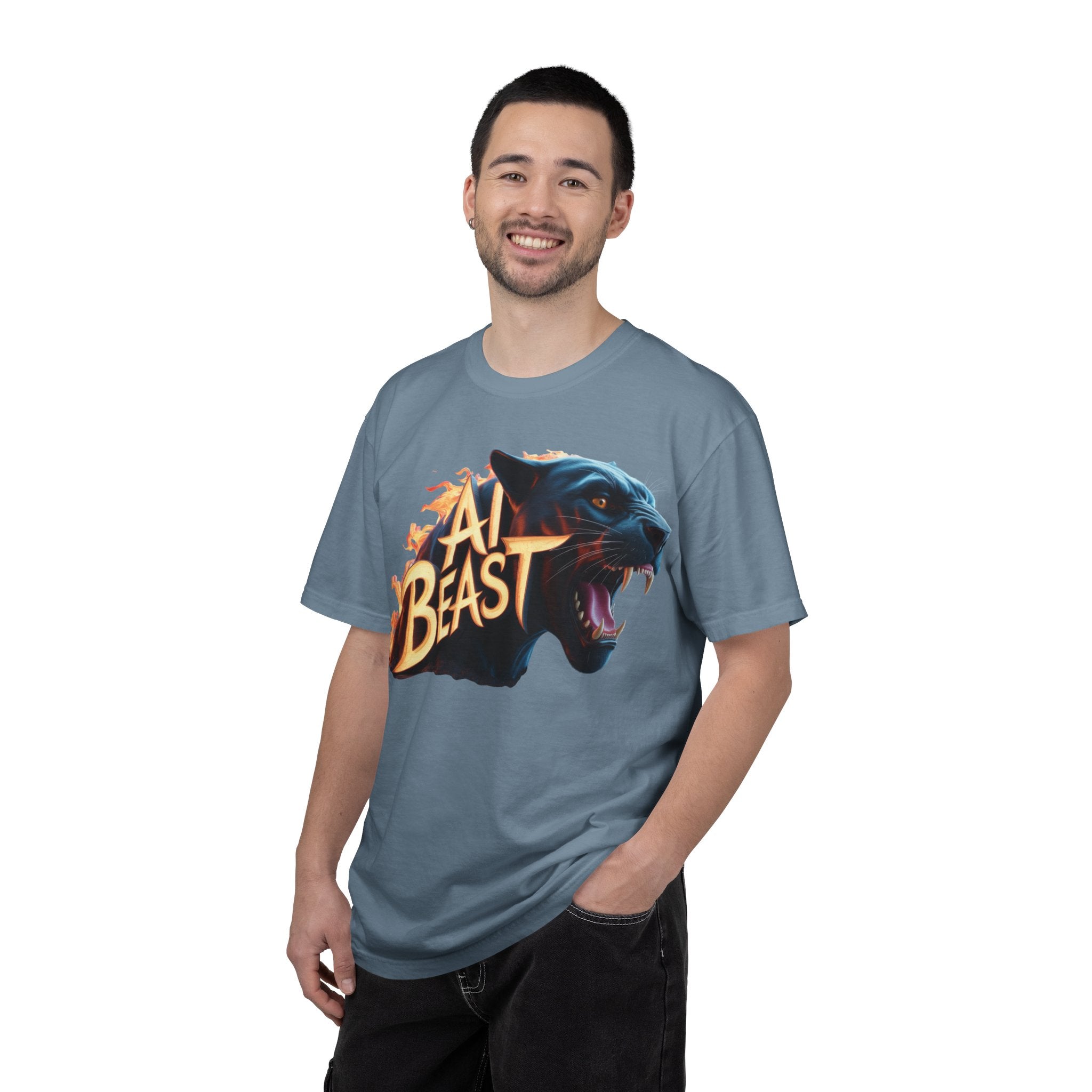 AI BEAST  "Wildfire Algorithm"  Unisex Garment-Dyed T-shirt
