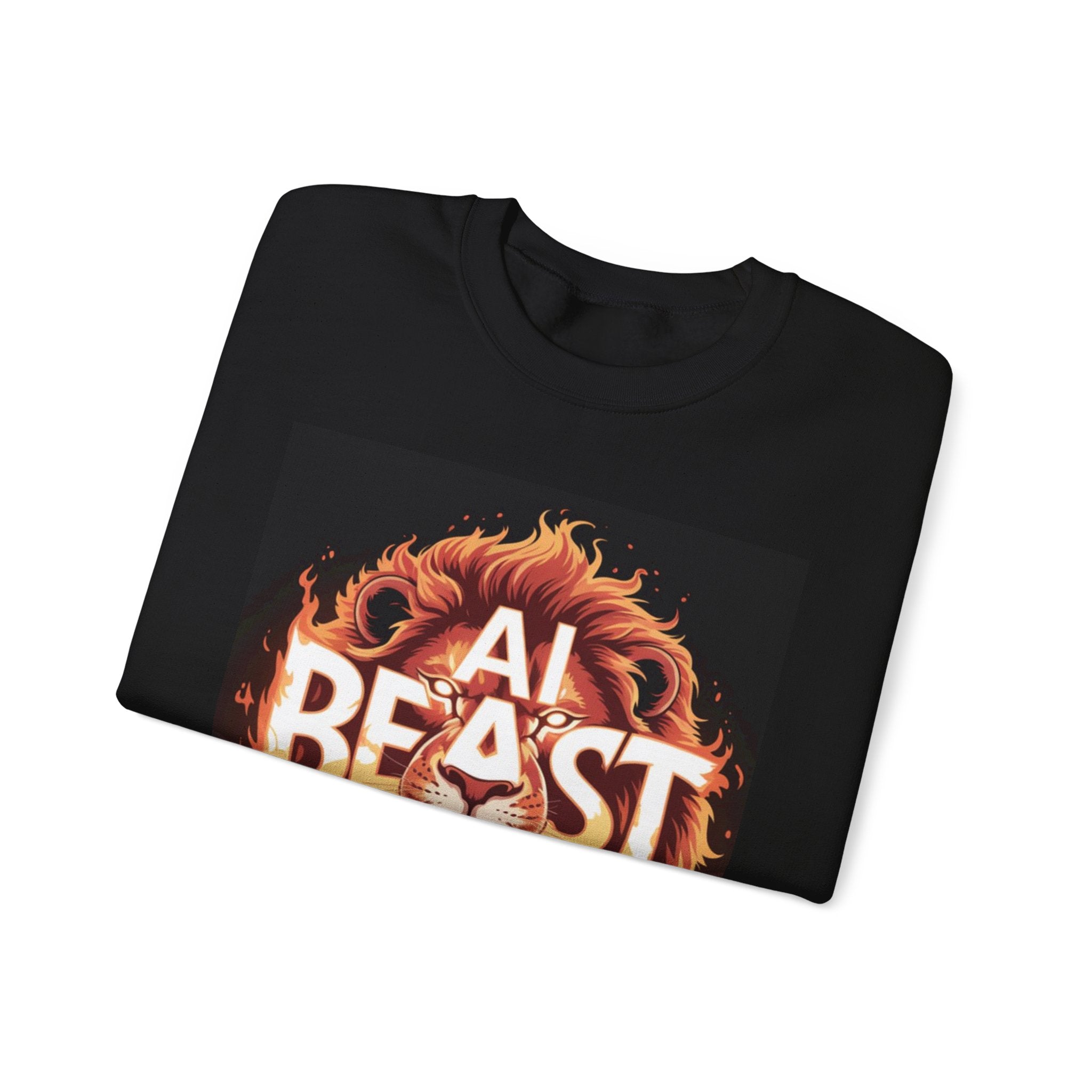 AI BEAST “Majestic Upload” Unisex Heavy Blend™ Crewneck Sweatshirt