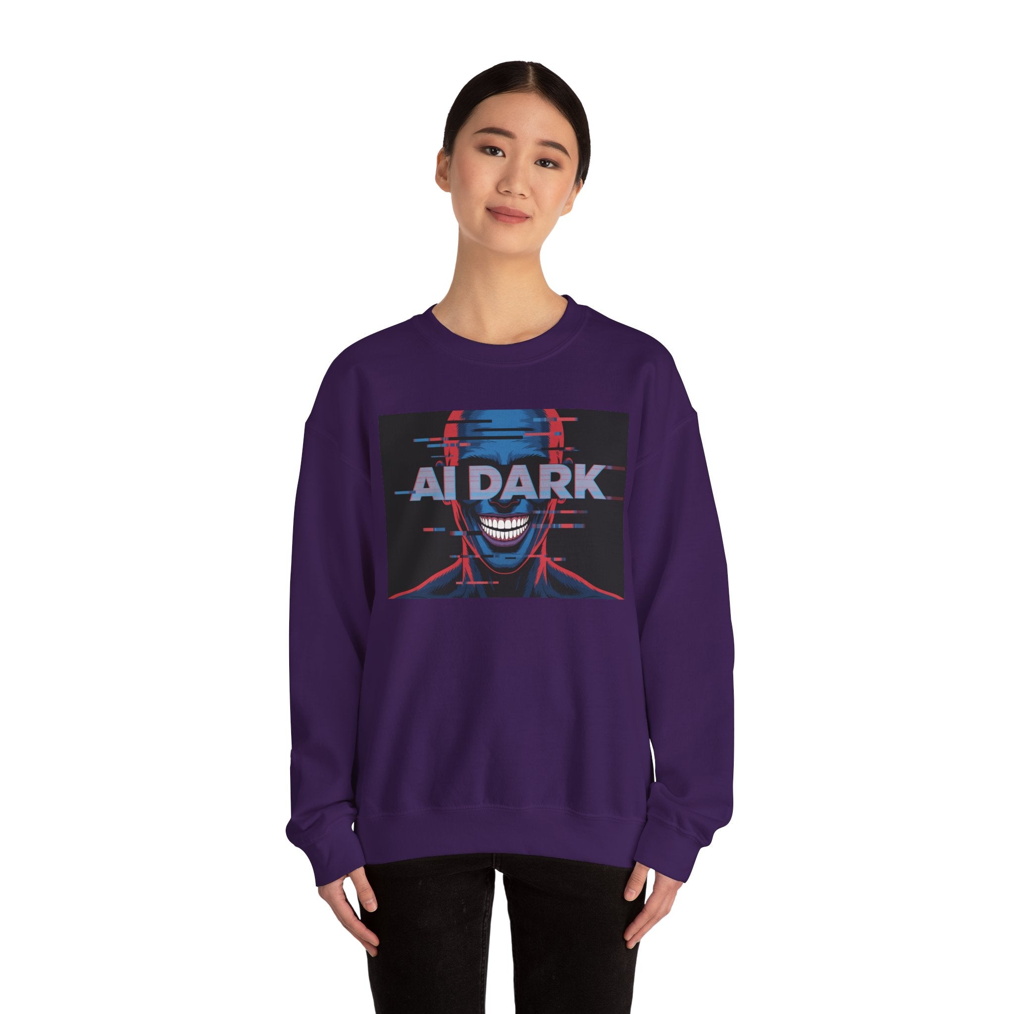 AI DARK  " Deepcore Distortion "  unisex Heavy Blend™ Crewneck Sweatshirt