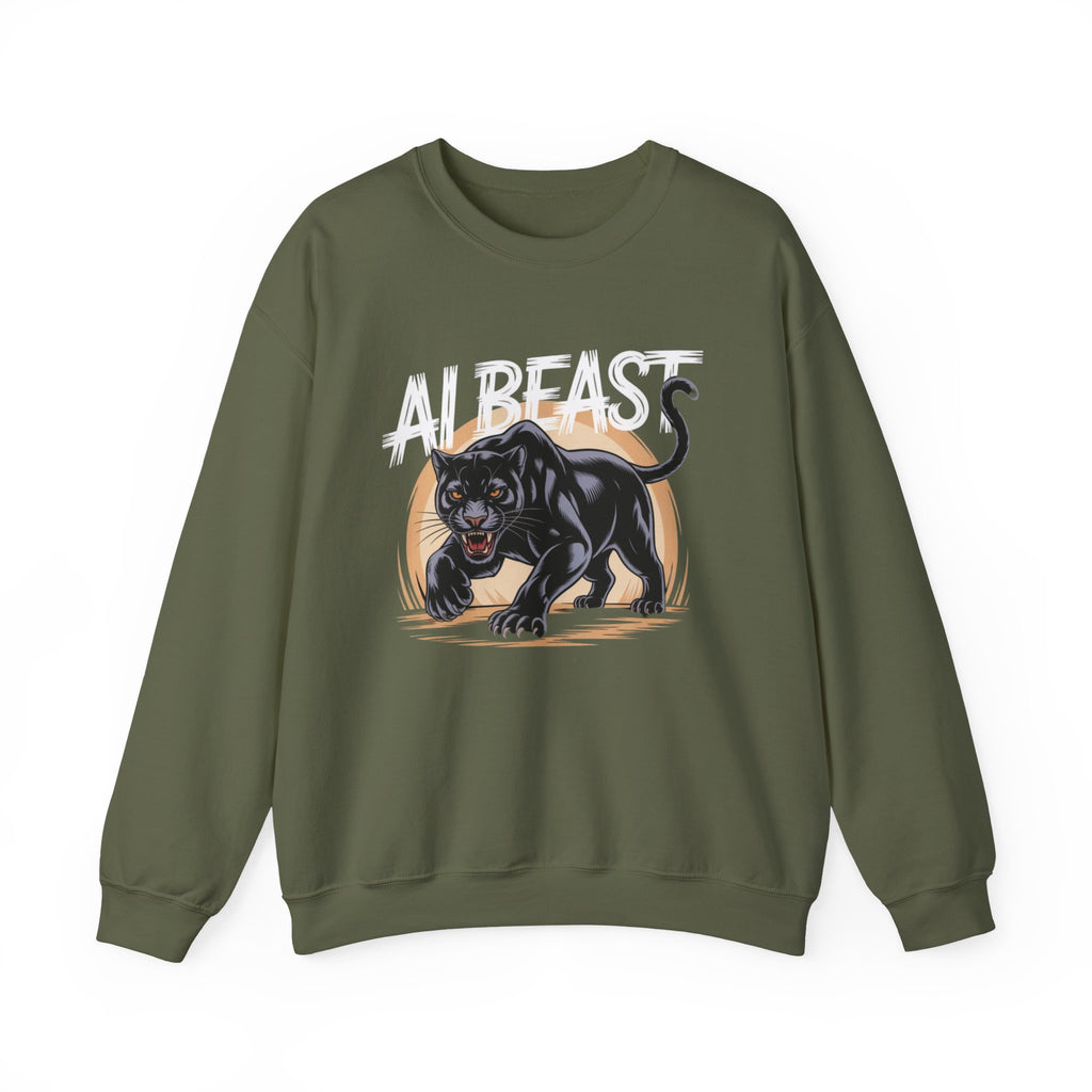AI BEAST "Midnight Matrix" Unisex Heavy Blend™ Crewneck Sweatshirt