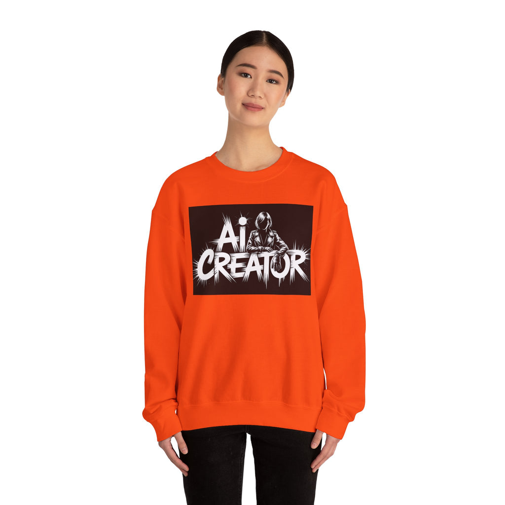 AI Creator  "Digital Rebel" Unisex Heavy Blend™ Crewneck Sweatshirt