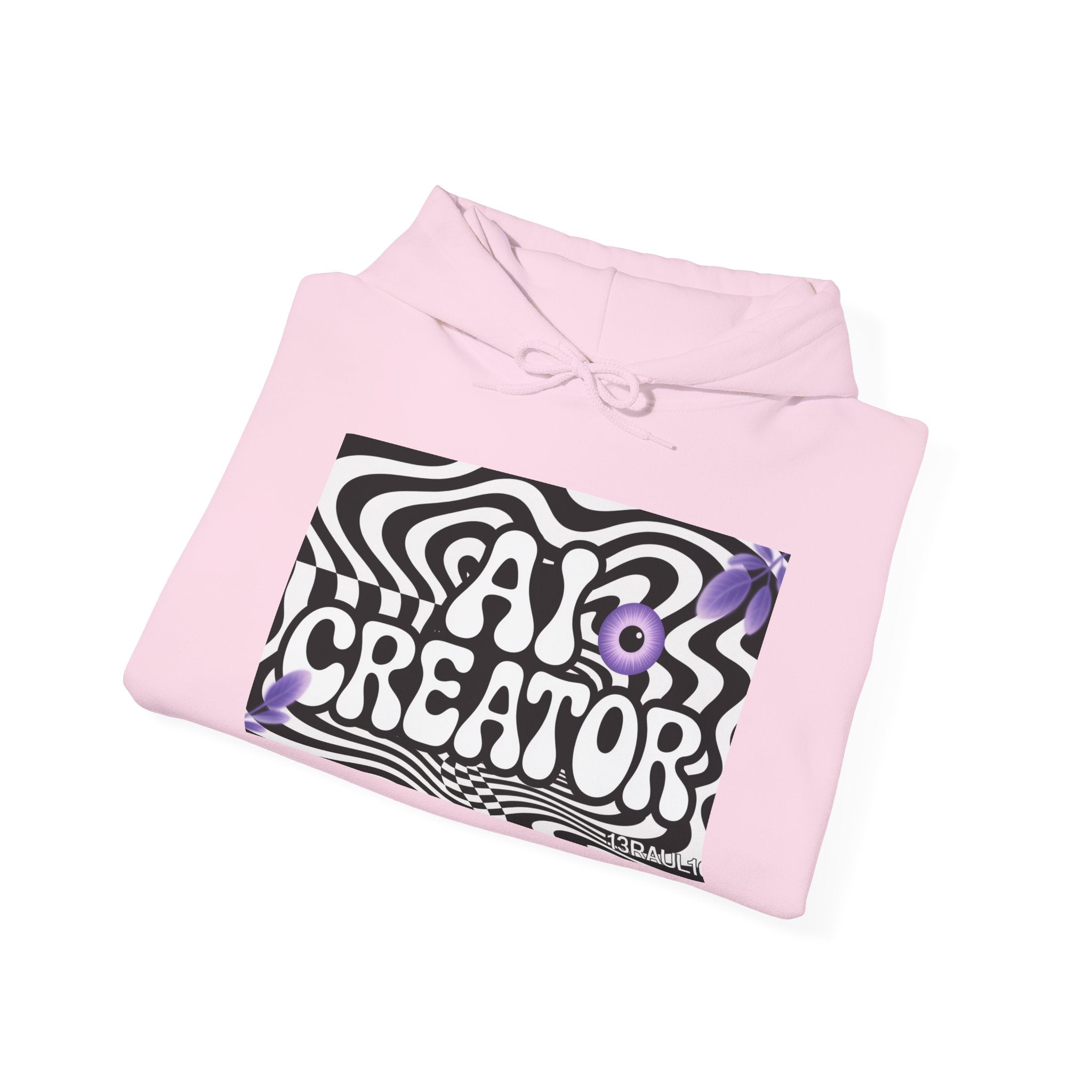 AI Creator  "Optic Loop" Unisex Heavy Blend™ Hooded Sweatshirt