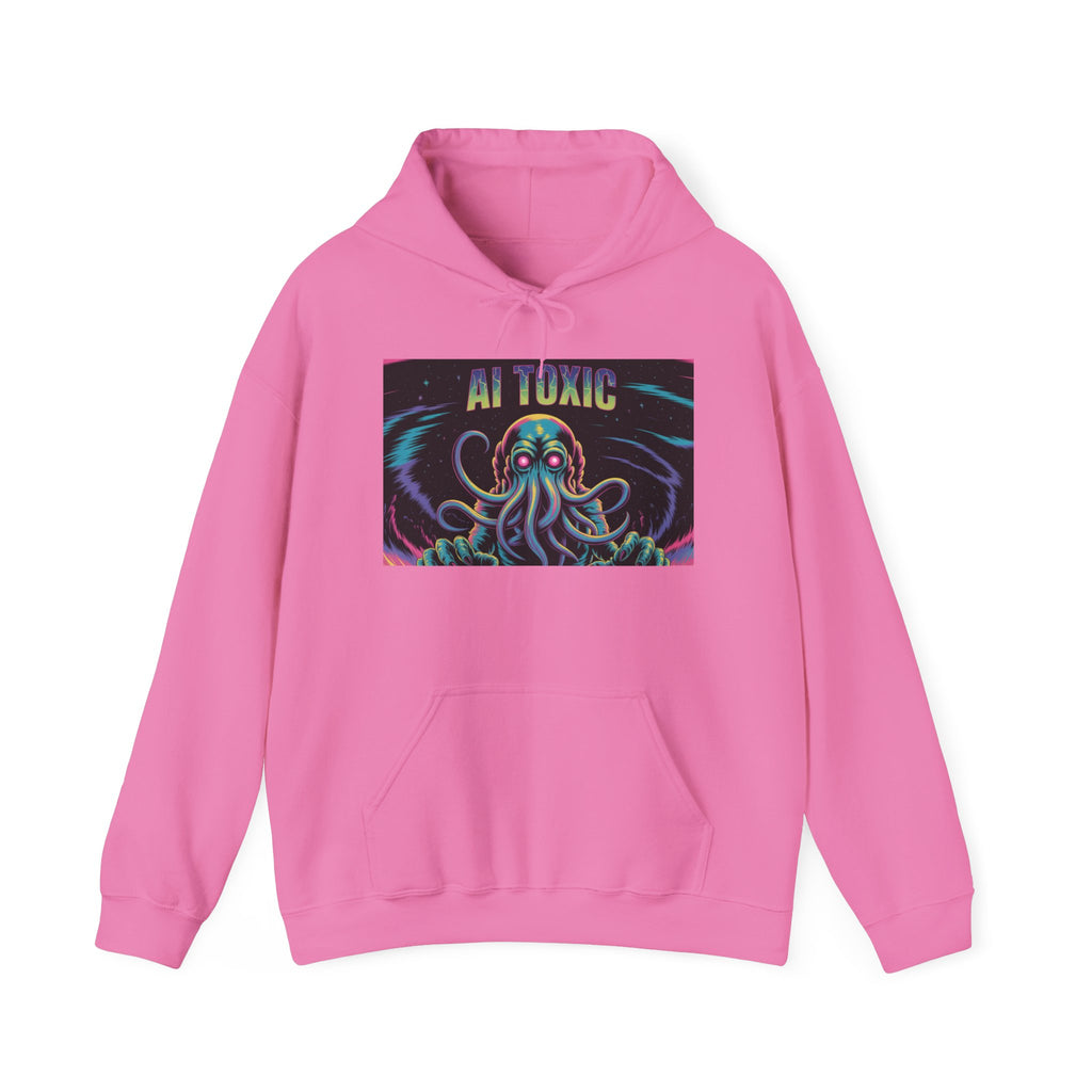 AI TOXIC  "Data  Overlord" Unisex Heavy Blend™ Hooded Sweatshirt