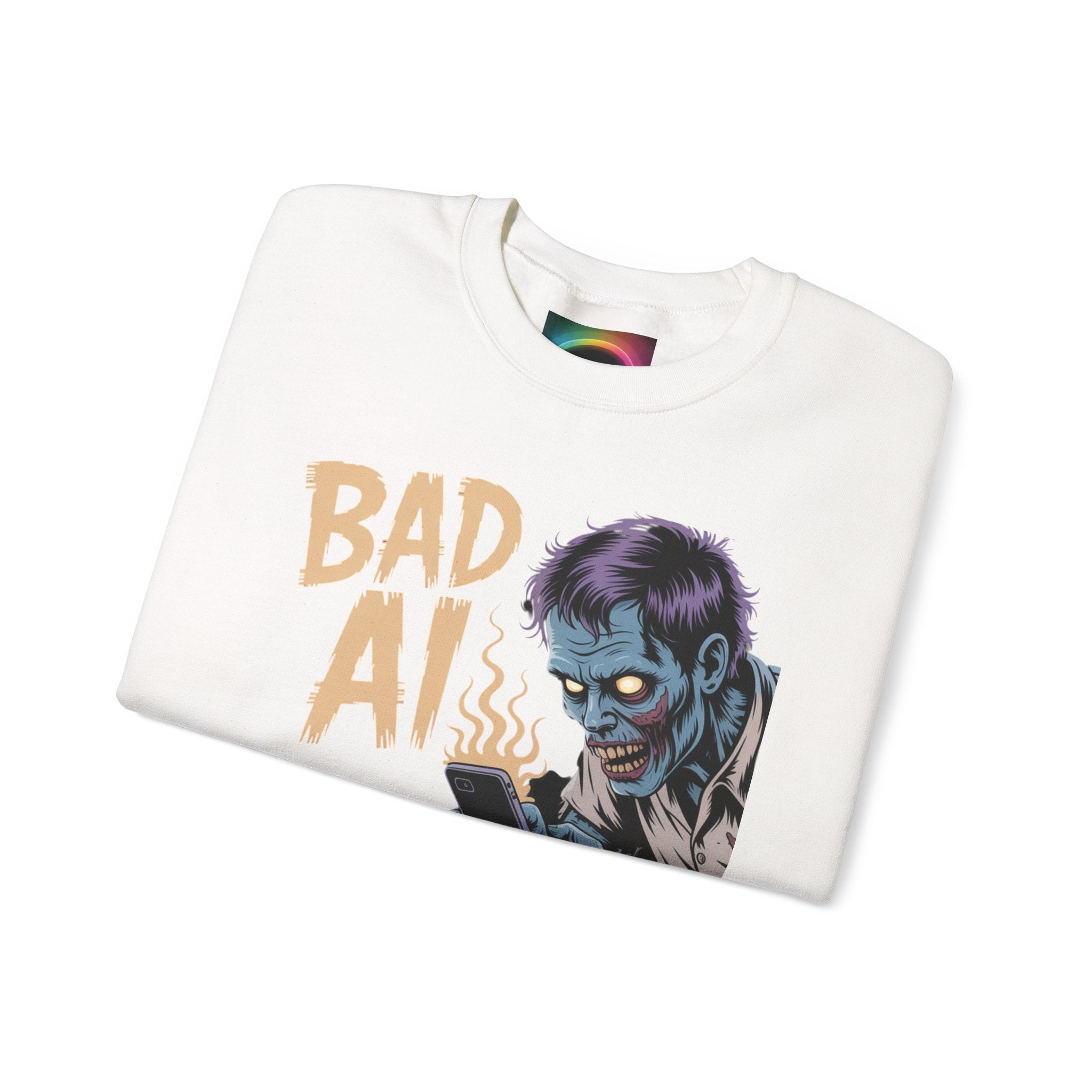 Bad AI "ZOMBIE SCROLL" Unisex Heavy Blend™ Hooded Sweatshirt