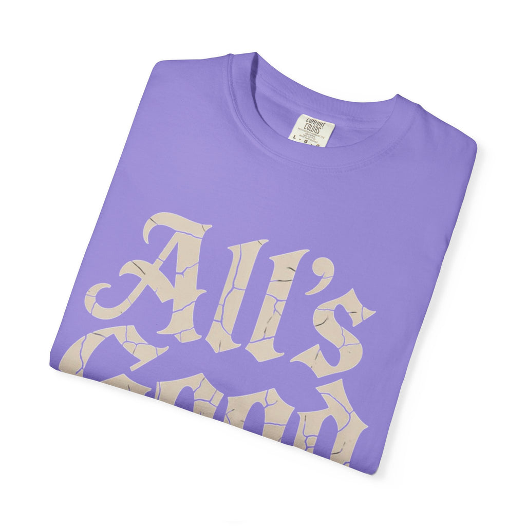 ALL’S GOOD WITH AI “Cracked Code Classic” Unisex Garment-Dyed T-shirt